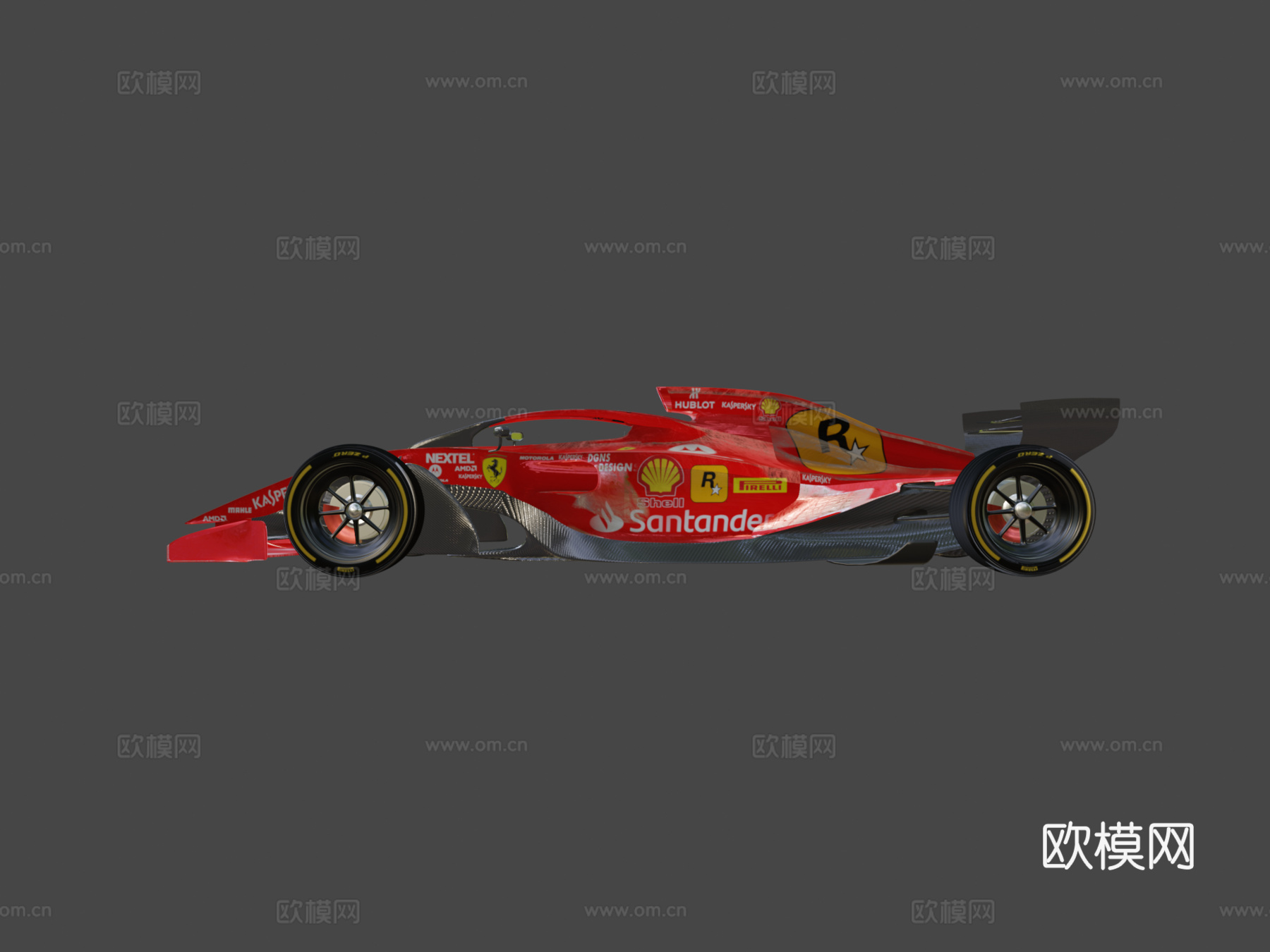 一级方程式2021概念车3d模型下载（渲染图6）