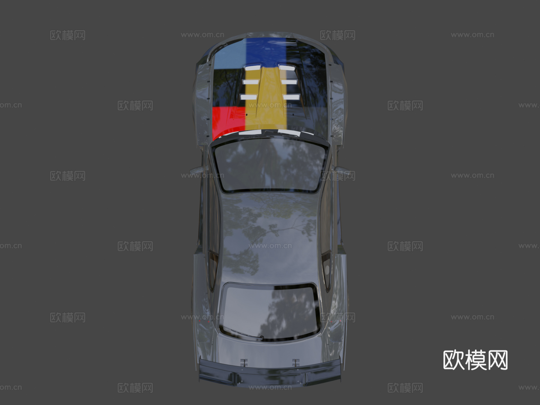 日产 Silvia S15 定制版3d模型下载（渲染图7）