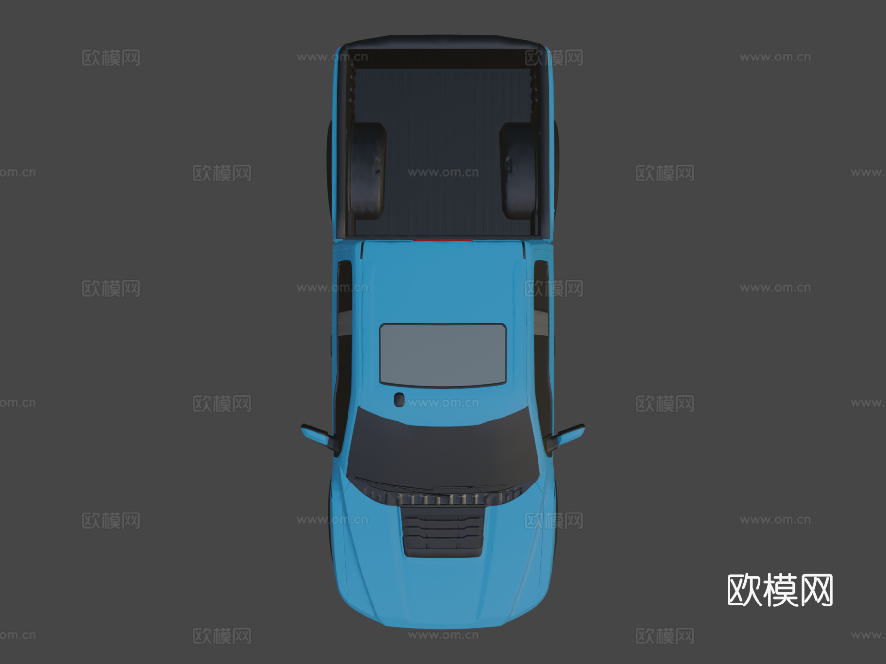 福特 F150 猛禽3d模型下载（渲染图7）