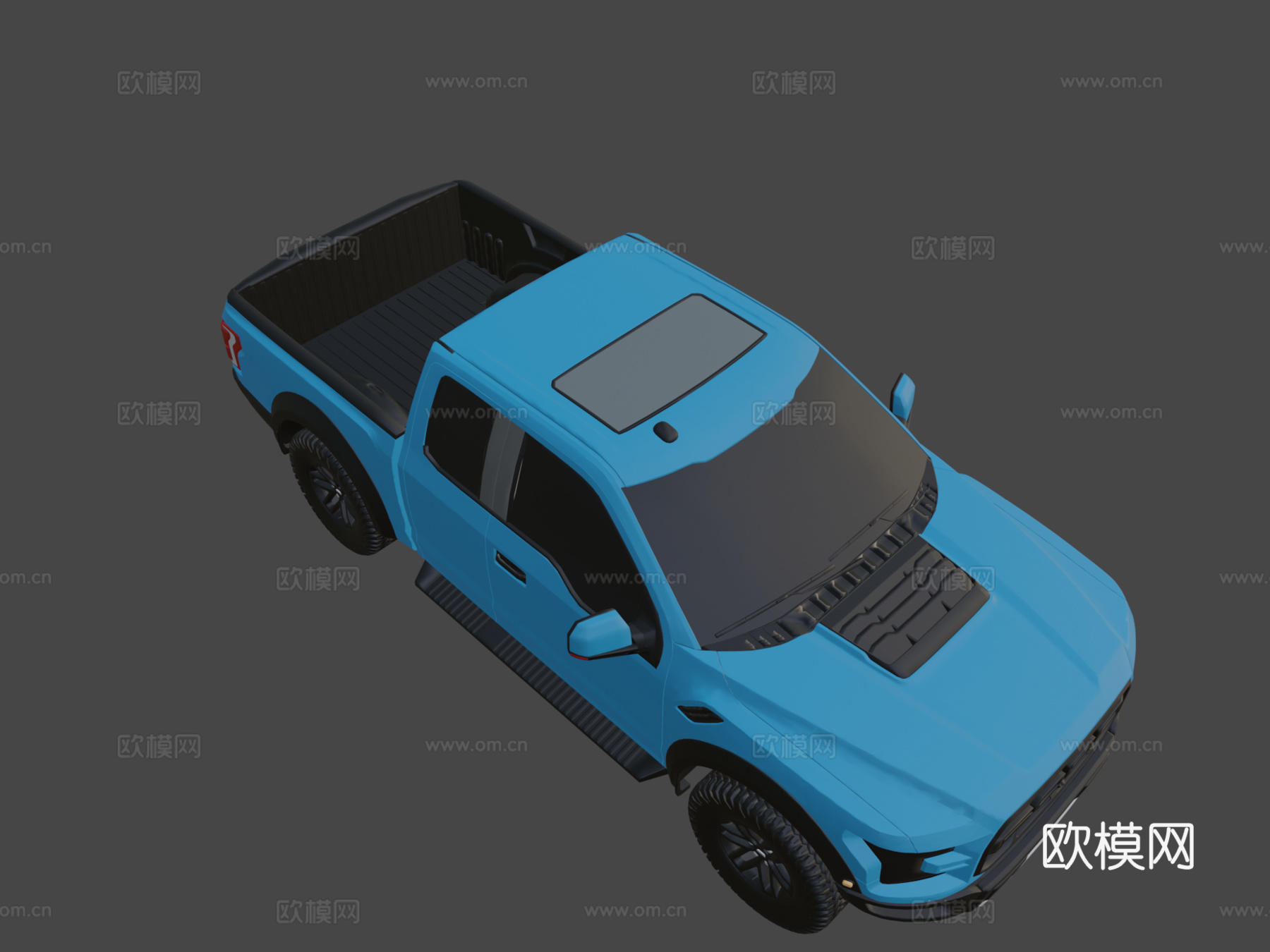 福特 F150 猛禽3d模型下载（渲染图8）