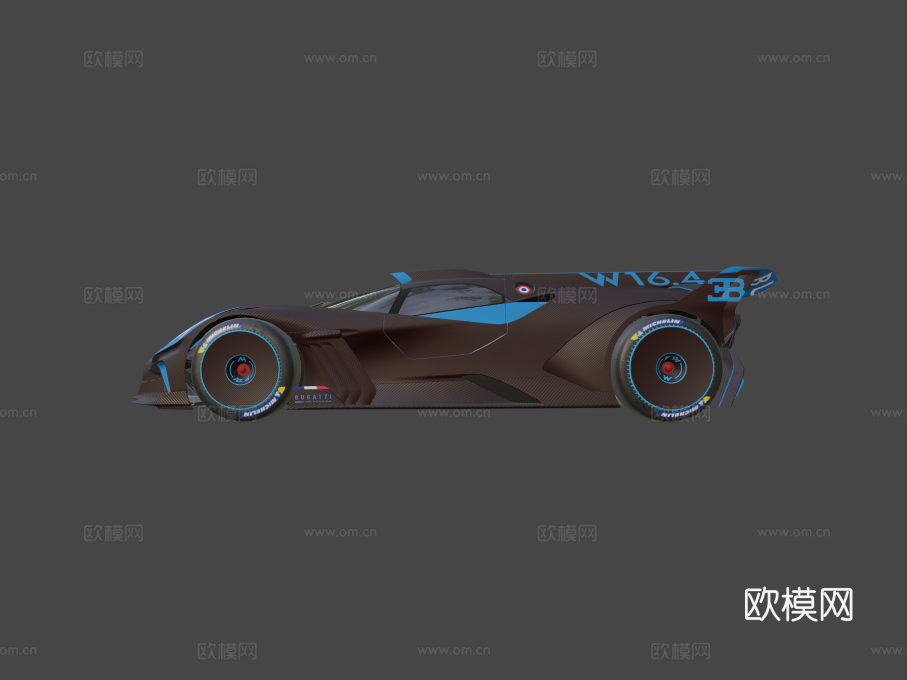 布加迪 Bolide 20243d模型下载（渲染图6）