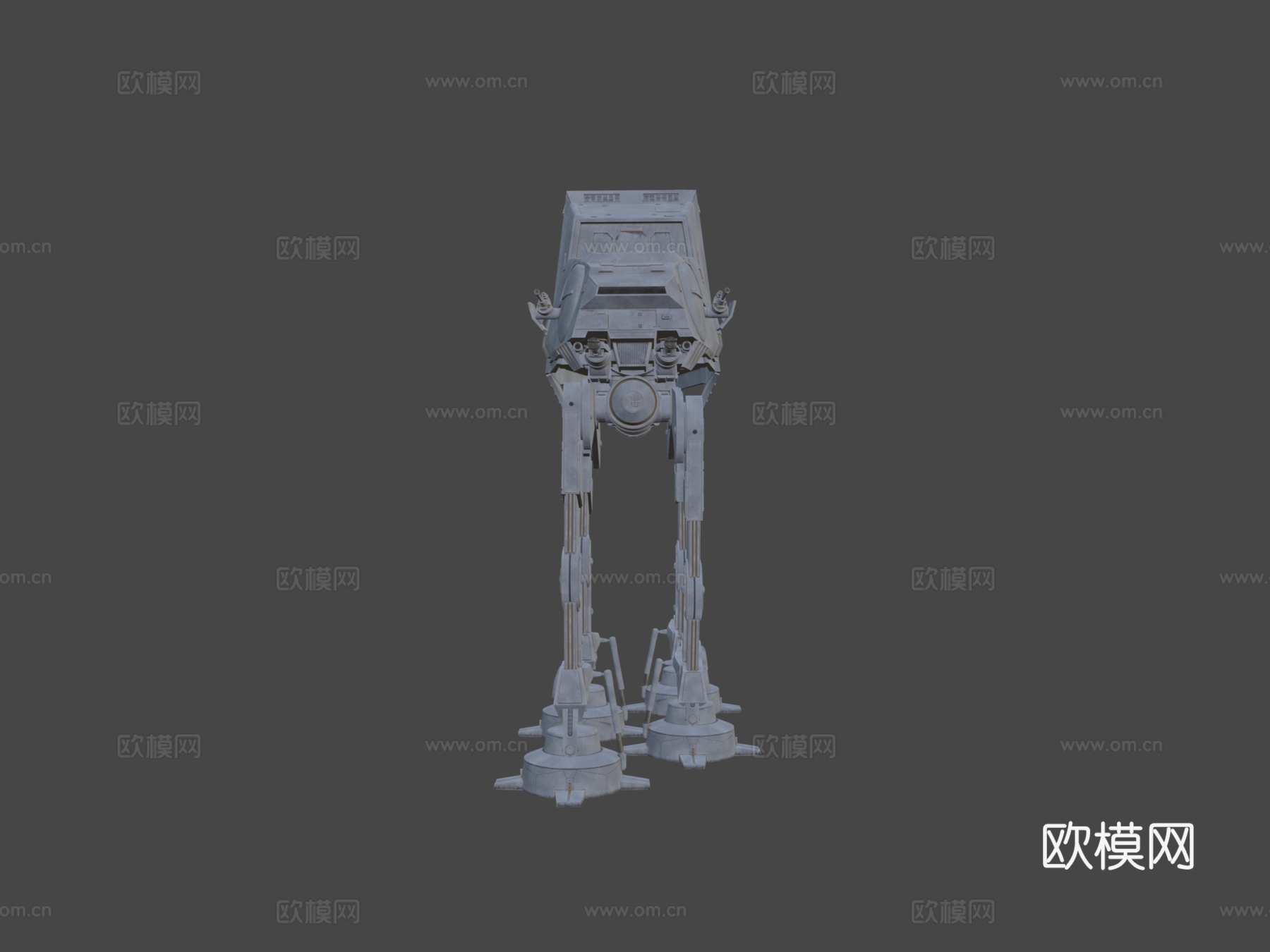 帝国ATAT步行机  星球大战3d模型下载（渲染图5）