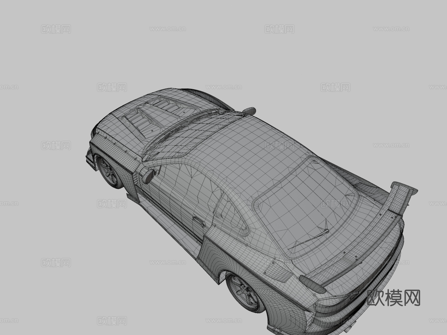 日产 Silvia S15 定制版3d模型下载（渲染图3）