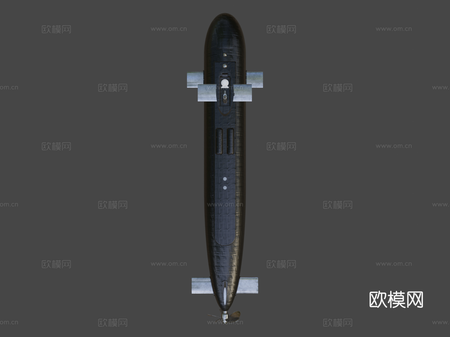 潜艇3d模型下载（渲染图8）