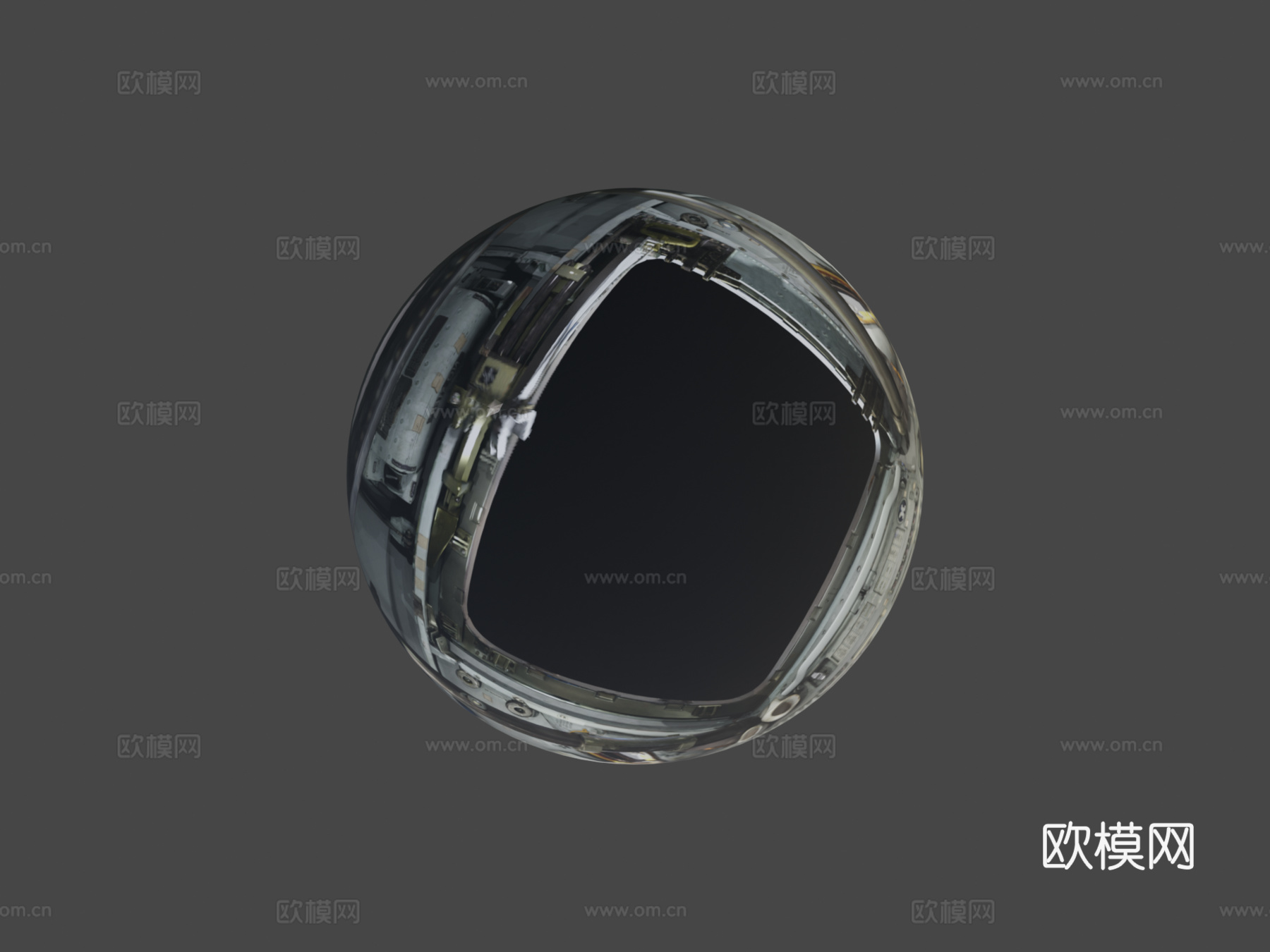 阿波罗指令舱内部球体投影3d模型下载（渲染图5）