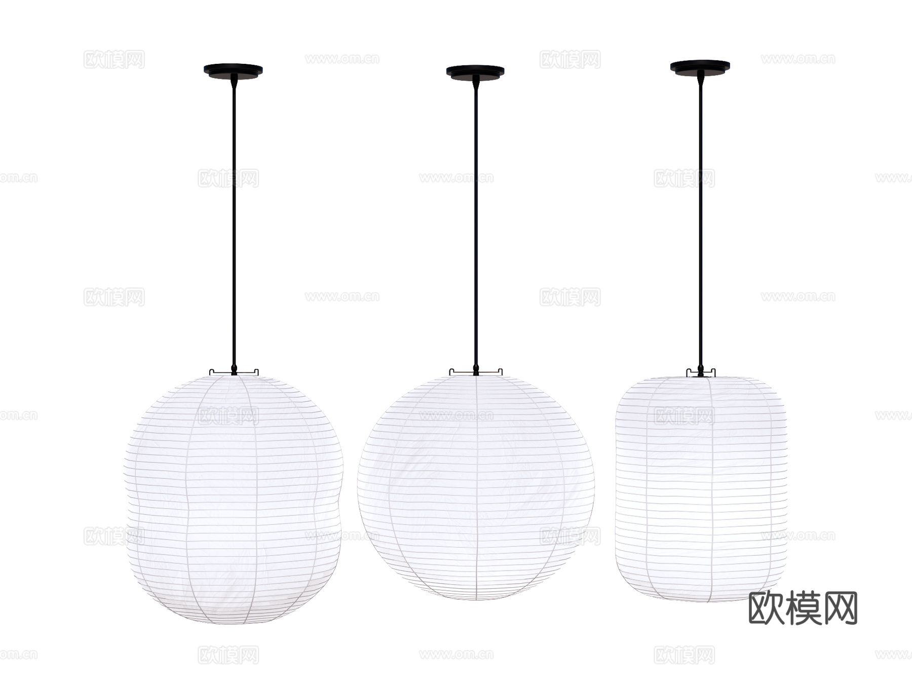 吊灯 灯笼su模型