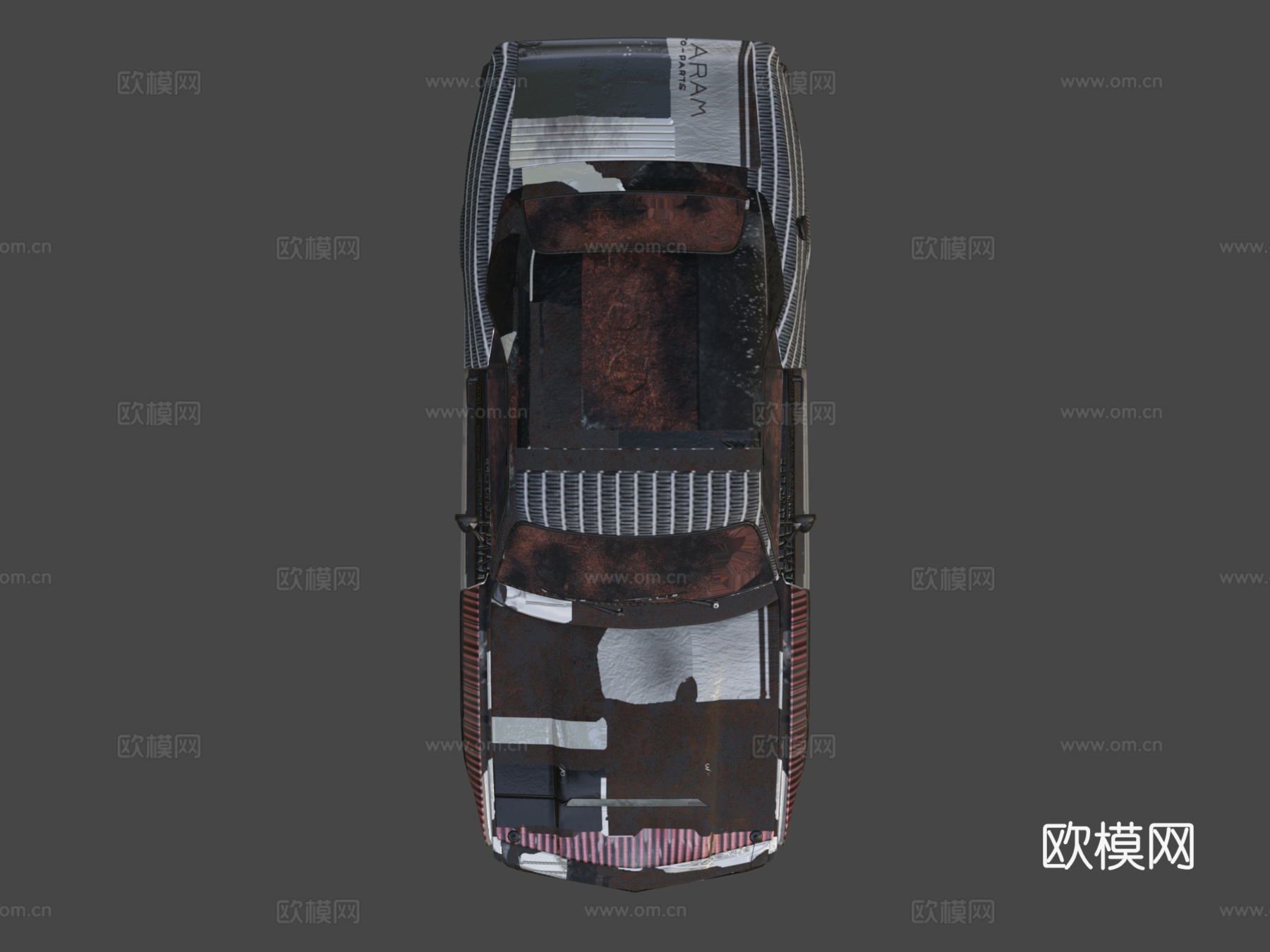 肌肉车 王牌拉法托3d模型下载（渲染图7）