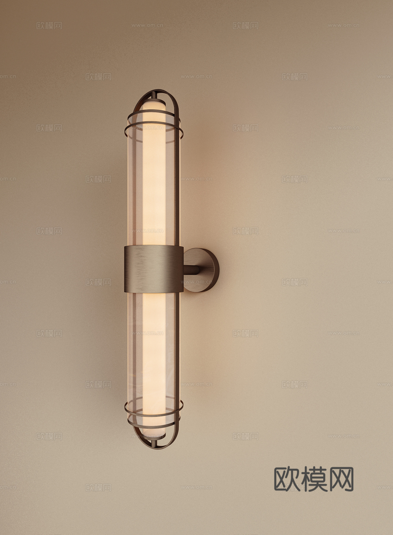 现代床头壁灯 镜前壁灯 金属壁灯 客厅壁灯 轻奢壁灯su模型