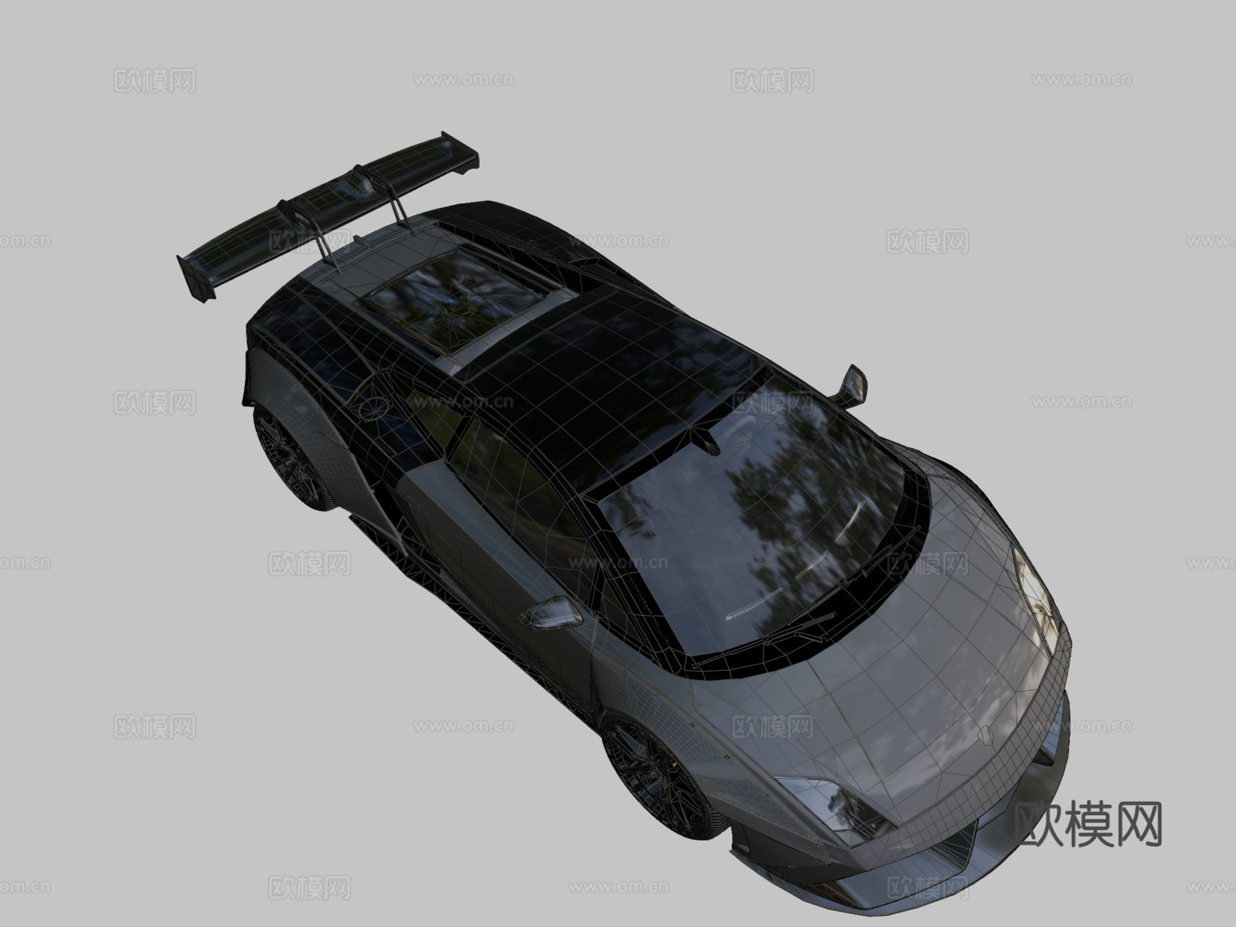 兰博基尼 Gallardo lp5603d模型下载（渲染图2）