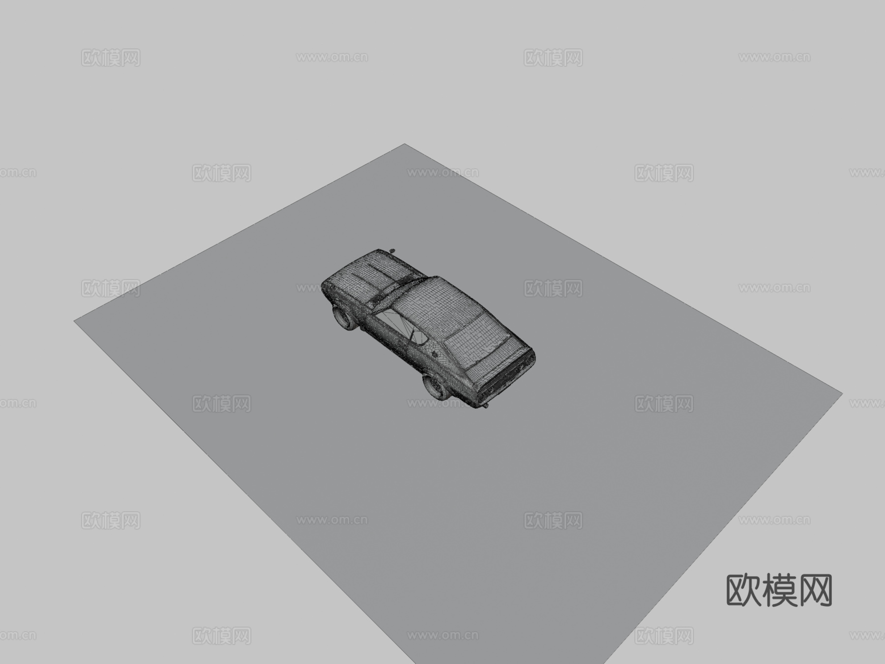 日产 Skyline GTR C110 健目利 733d模型下载（渲染图3）