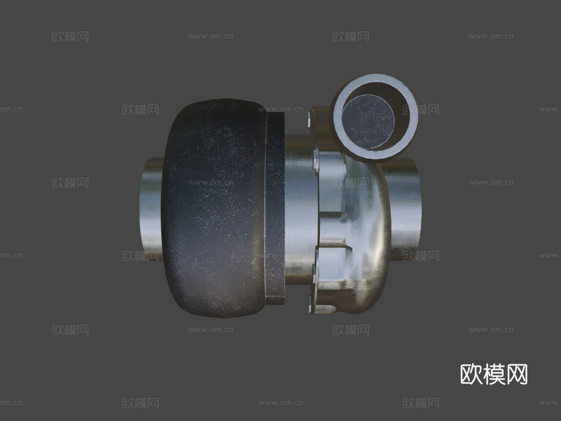 基础涡轮增压器3d模型下载（渲染图5）