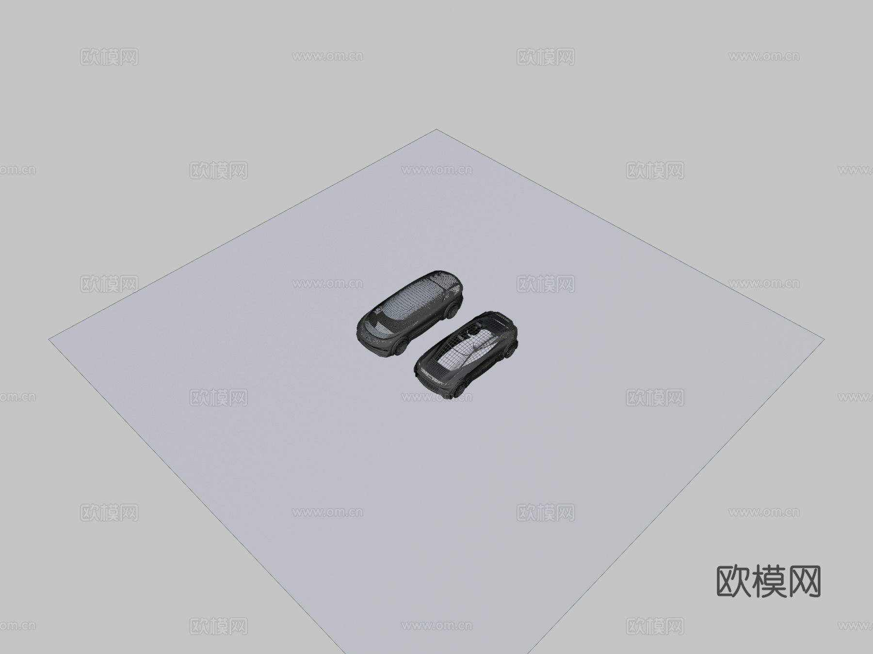 比亚迪  阴阳概念3d模型下载（渲染图2）