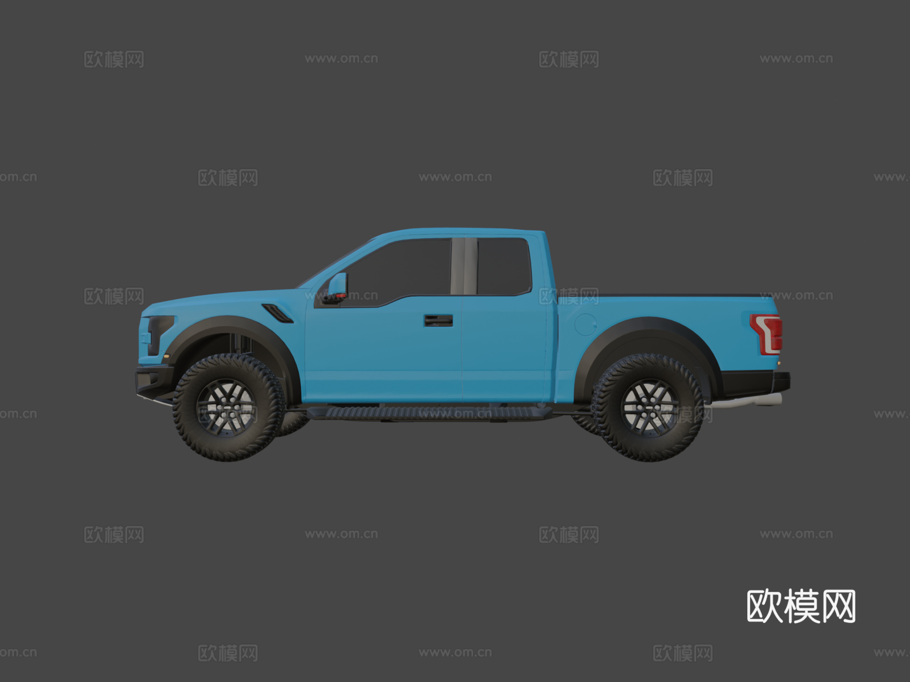 福特 F150 猛禽3d模型下载（渲染图6）