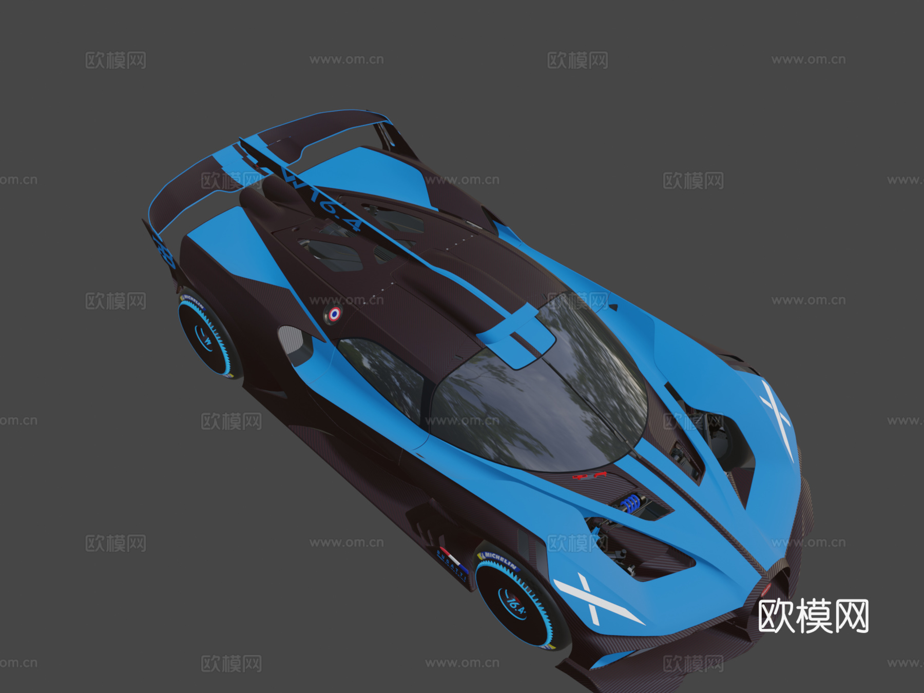 布加迪 Bolide 20243d模型下载（渲染图7）