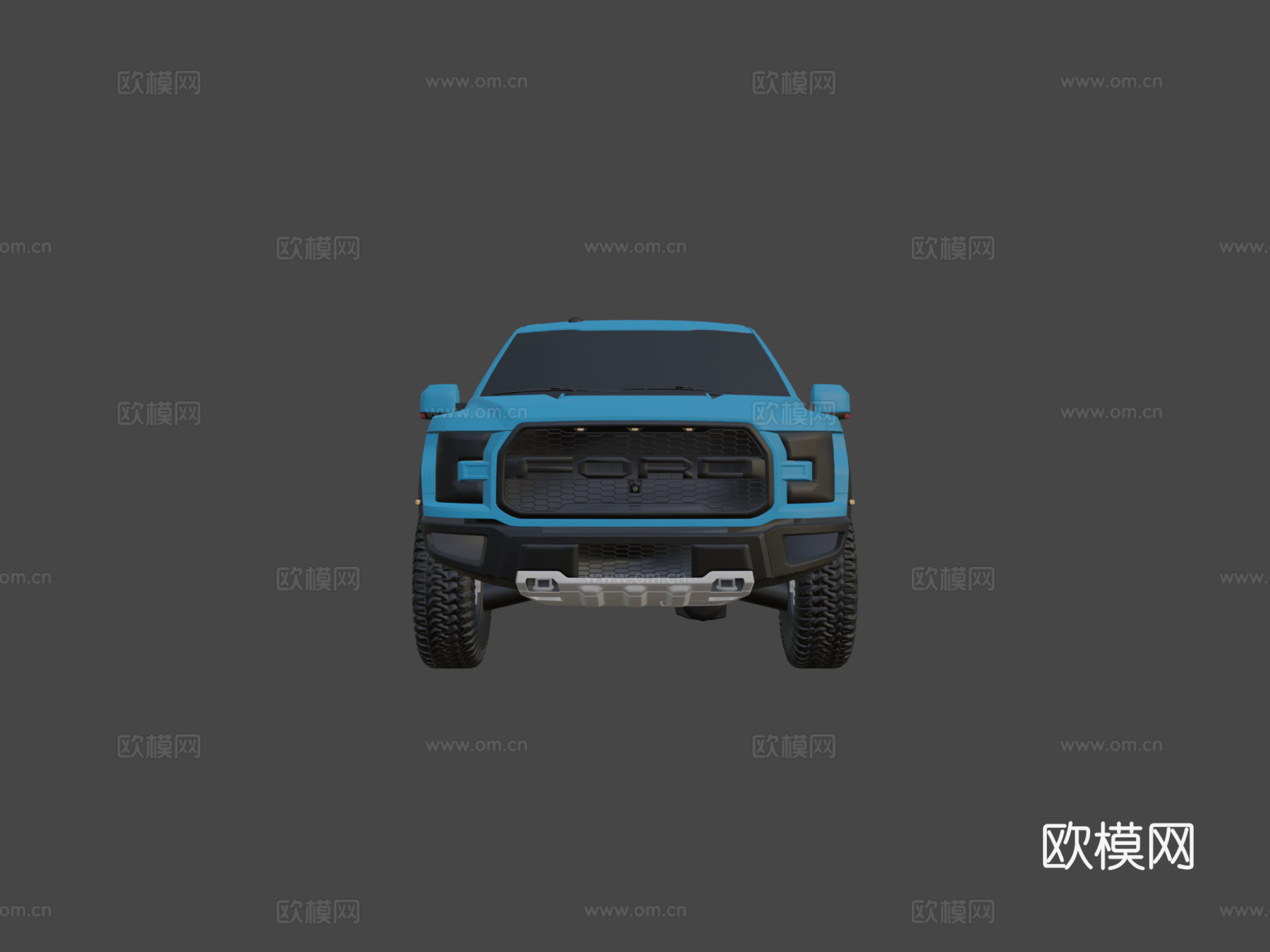 福特 F150 猛禽3d模型下载（渲染图5）