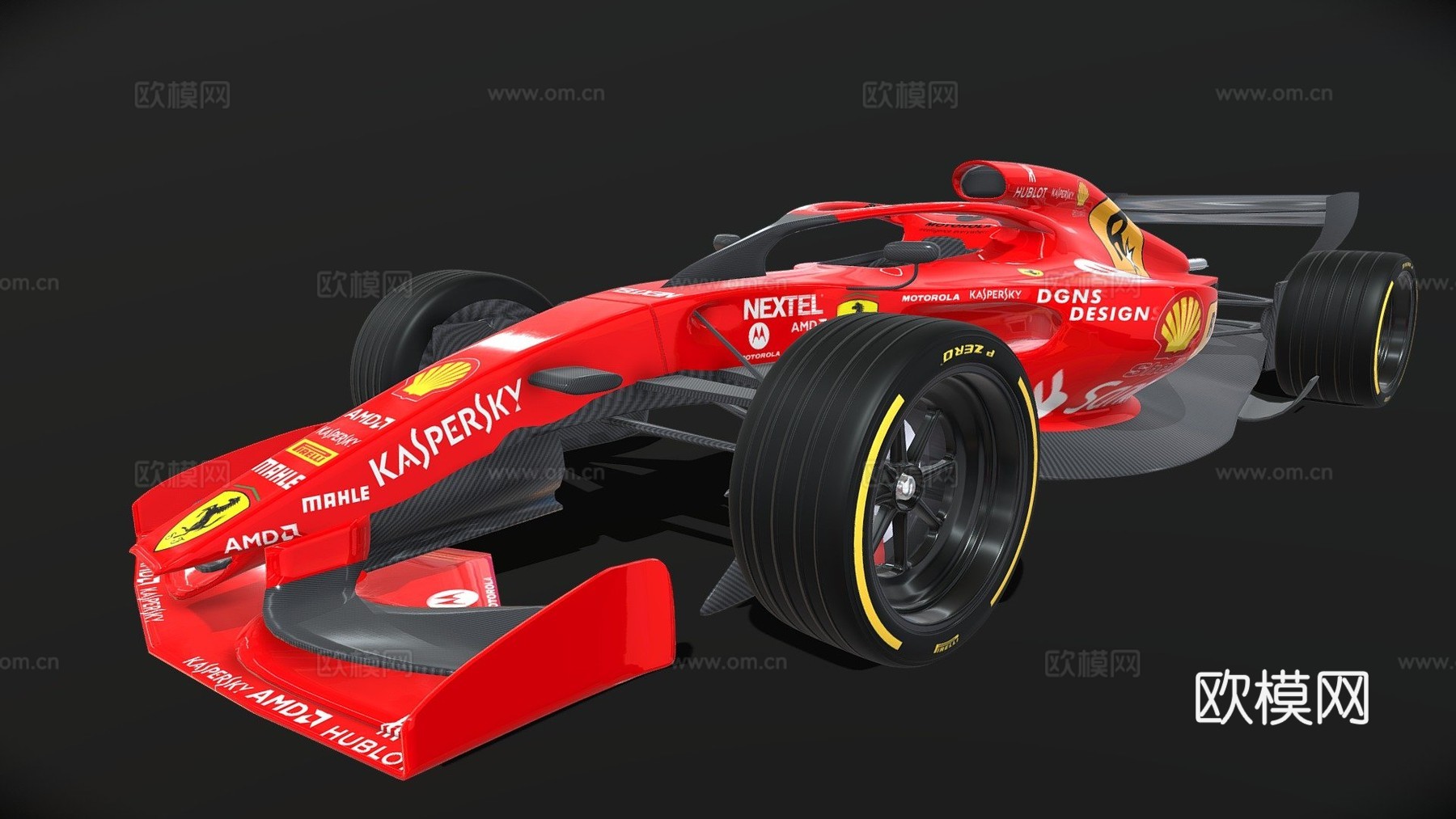 一级方程式2021概念车3d模型下载（渲染图1）