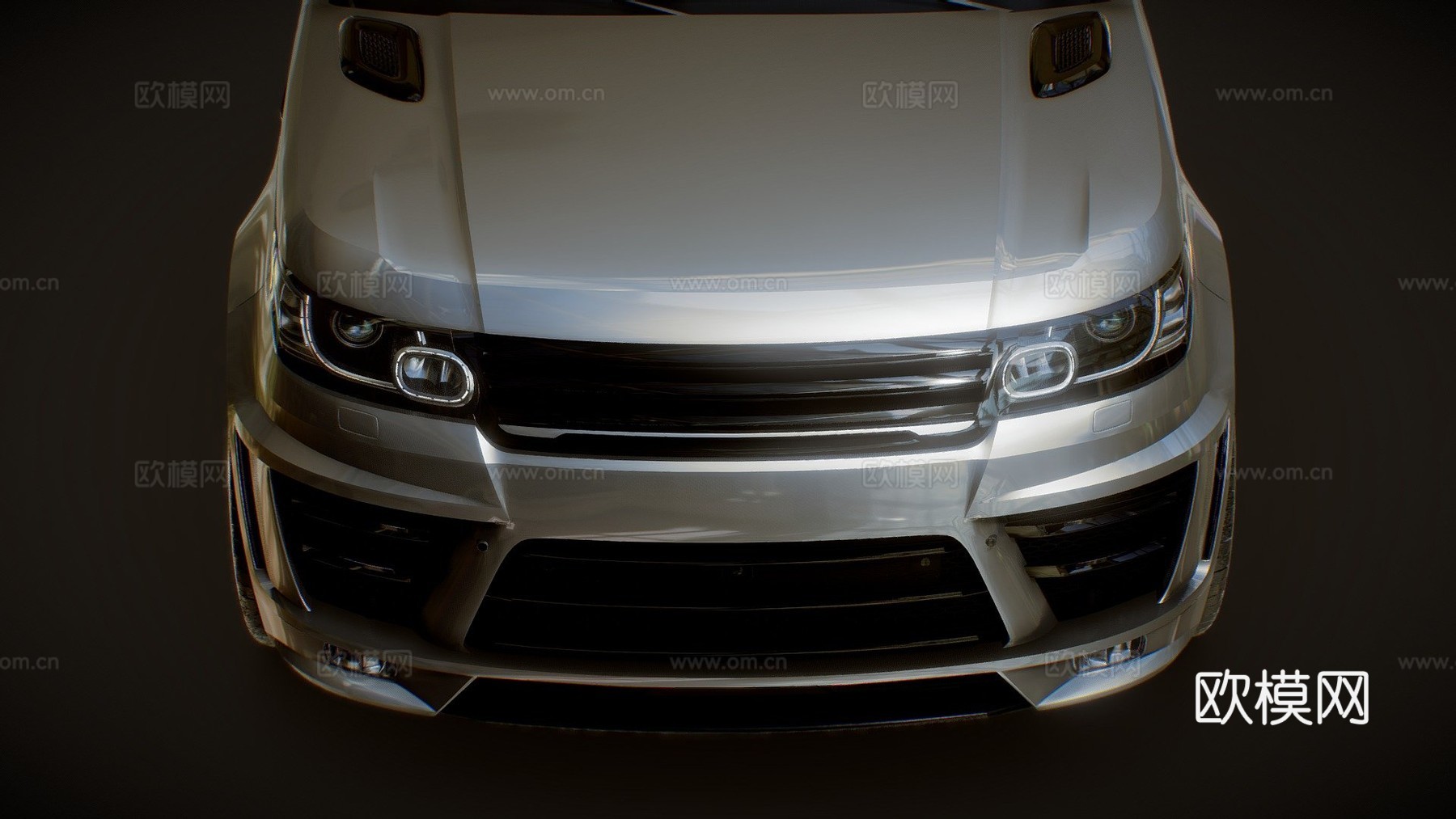 定制 路虎 揽胜运动版3d模型下载（渲染图1）