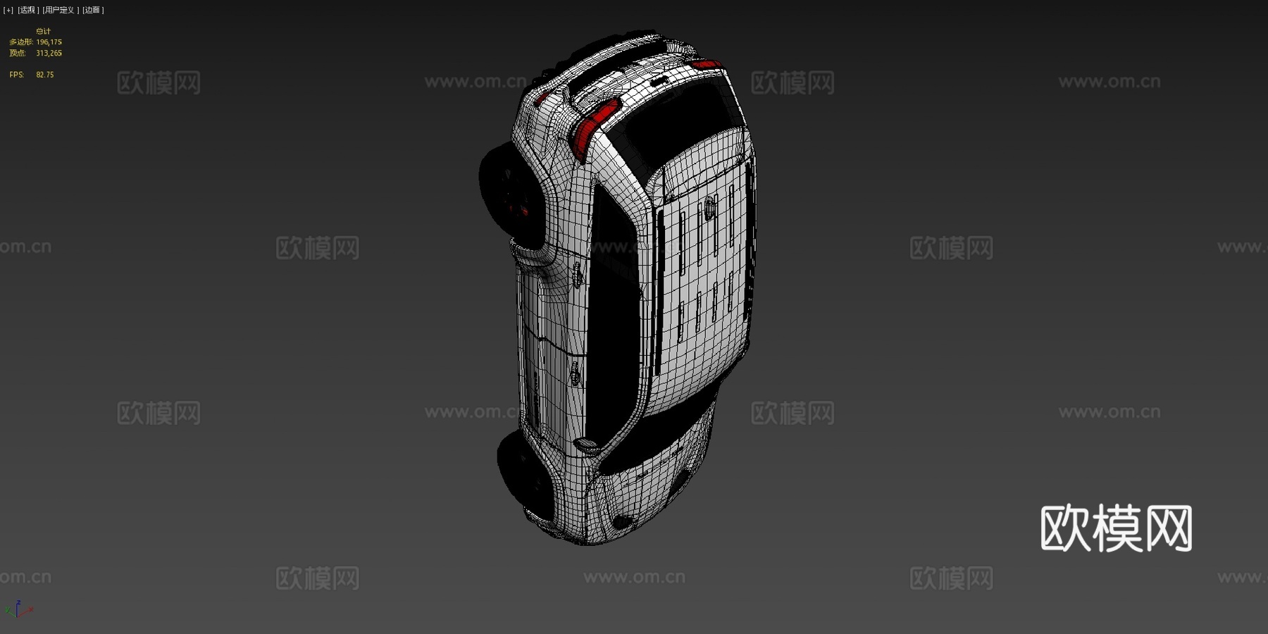 吉普大切诺基Trackhawk3d模型下载（渲染图4）