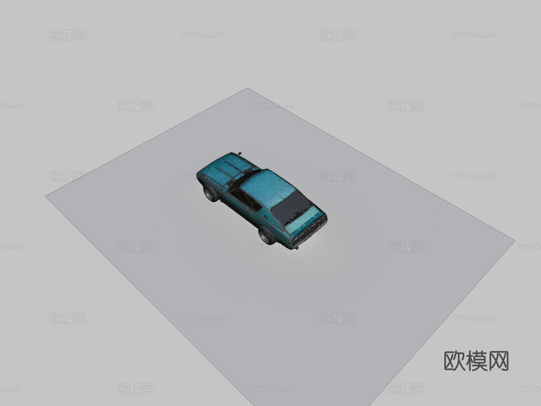 日产 Skyline GTR C110 健目利 733d模型下载（渲染图2）