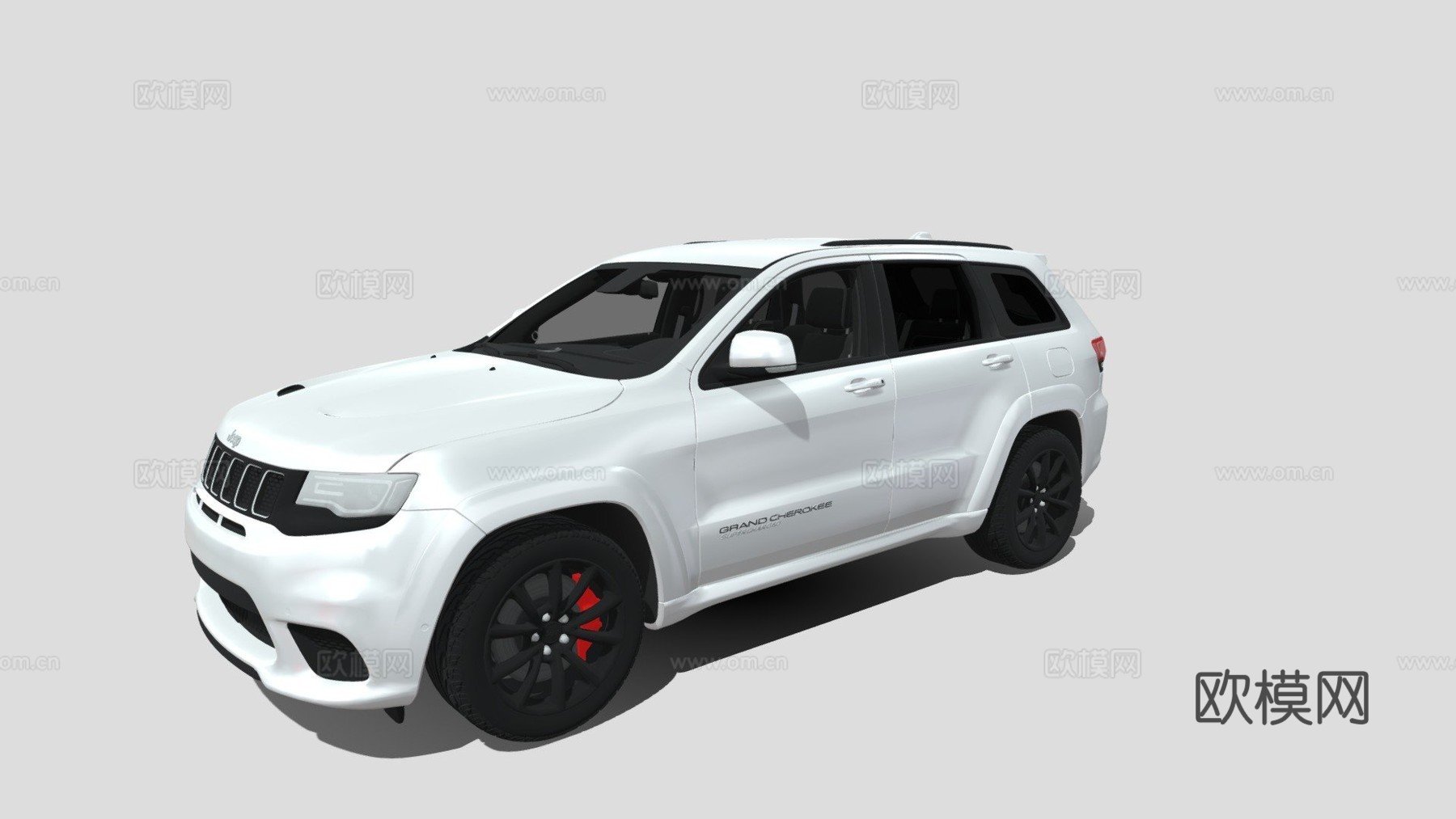 吉普大切诺基Trackhawk3d模型下载（渲染图1）