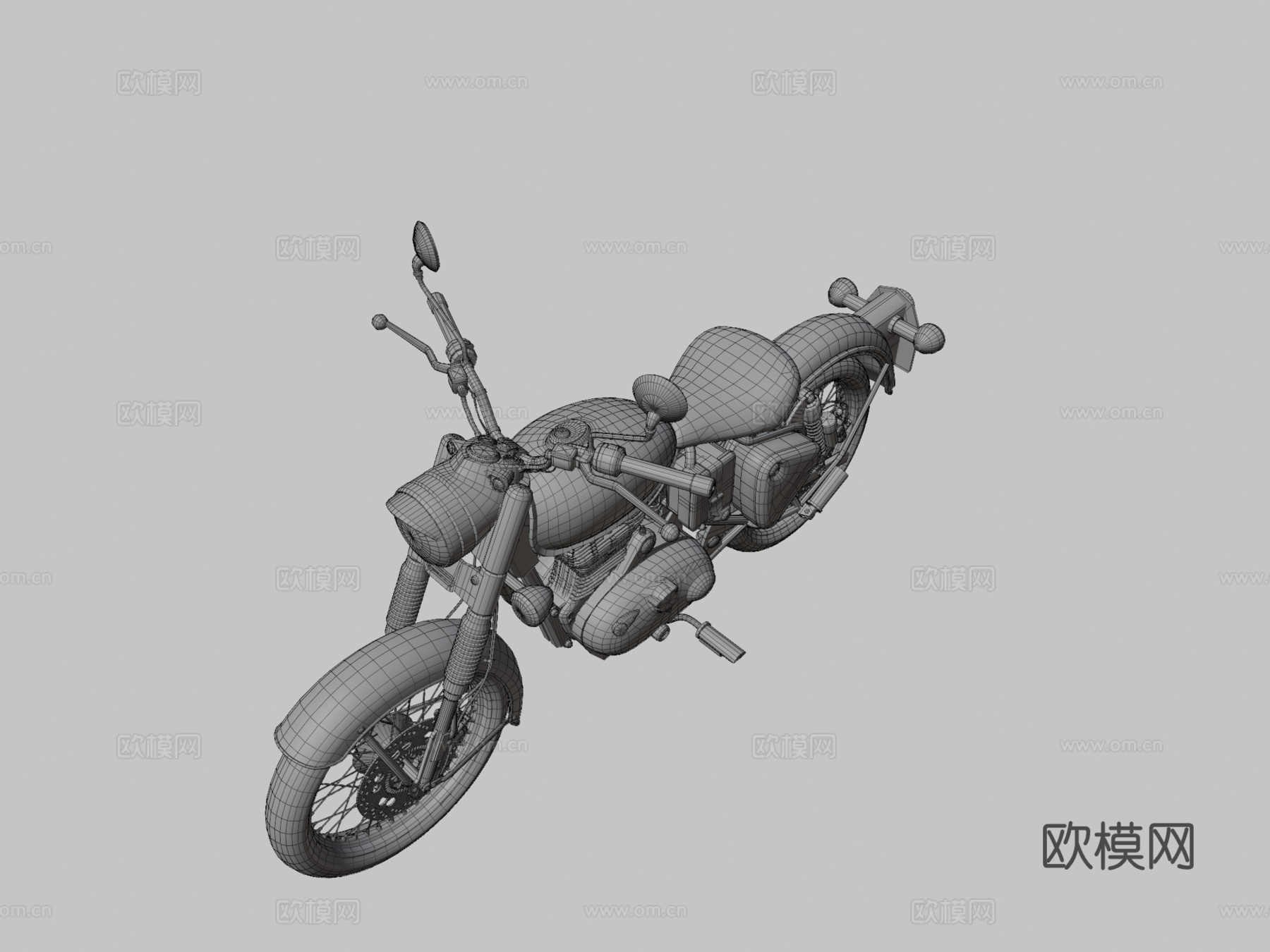 皇家恩菲尔德  经典 3503d模型下载（渲染图3）