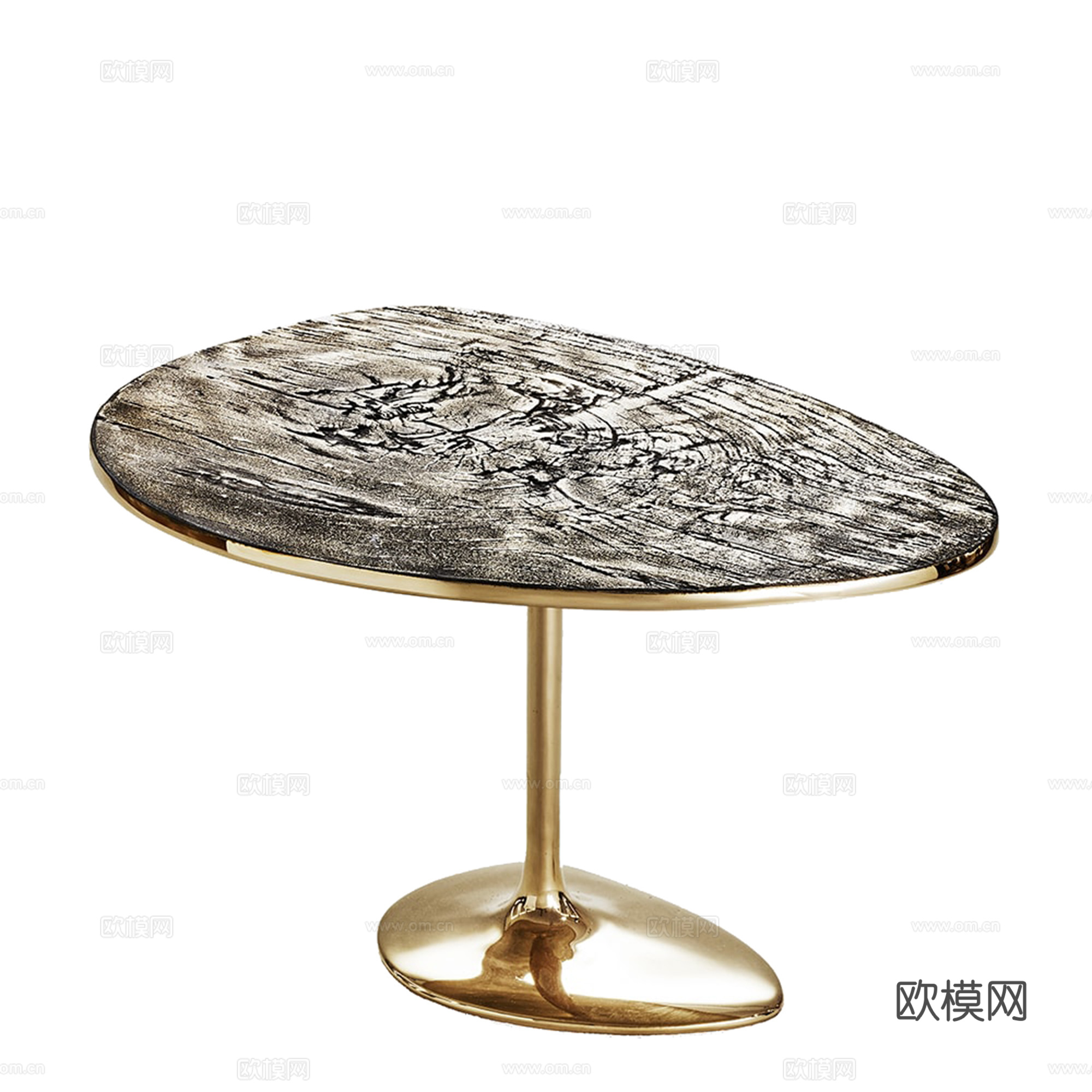 现代轻奢边几角几su模型