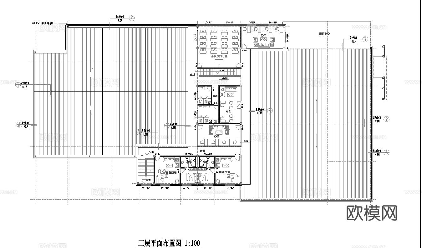 雪佛兰汽车4S店专卖店 最新全套施工图设计cad施工图