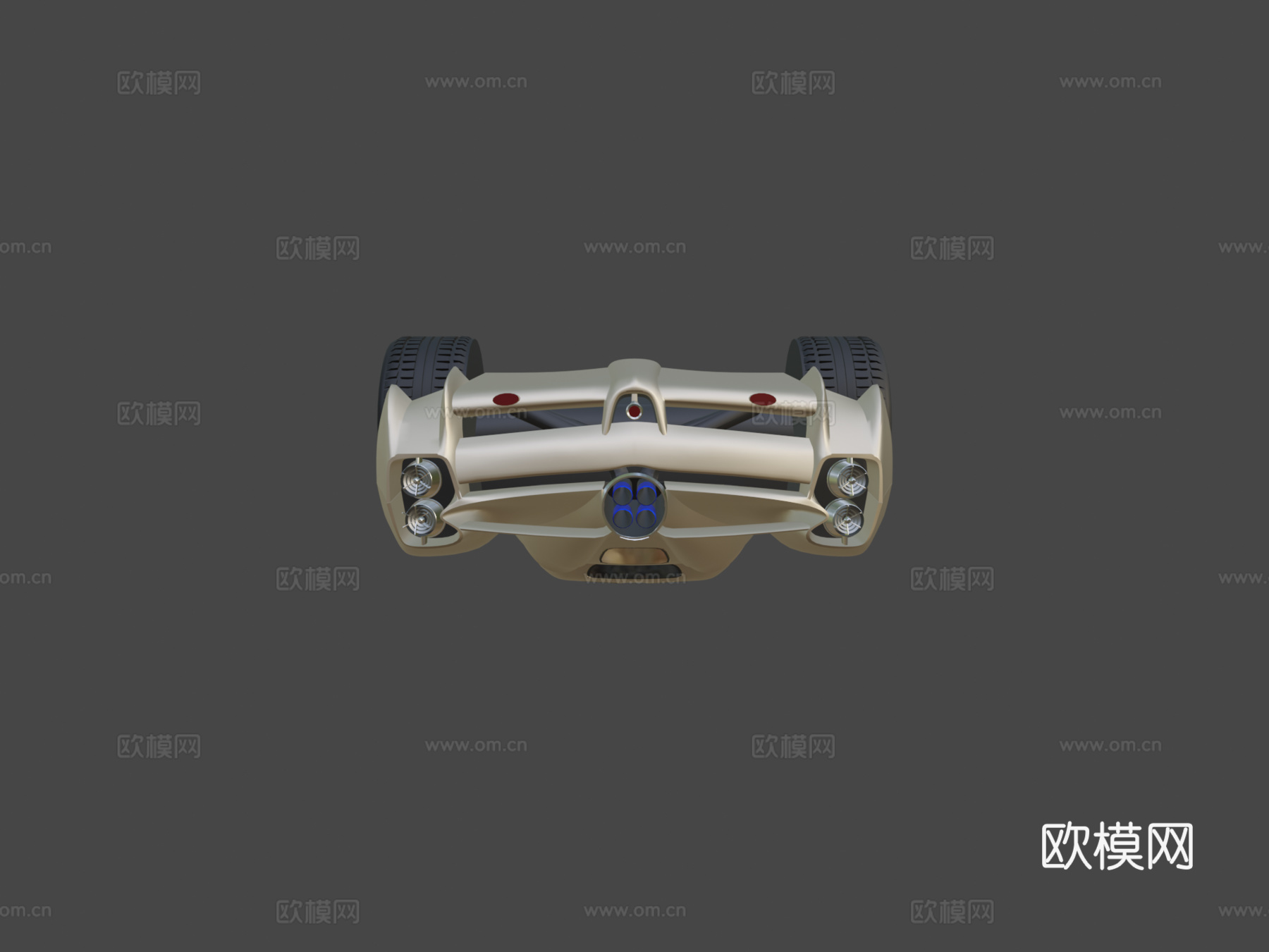 帕加尼乌托邦3d模型下载（渲染图5）