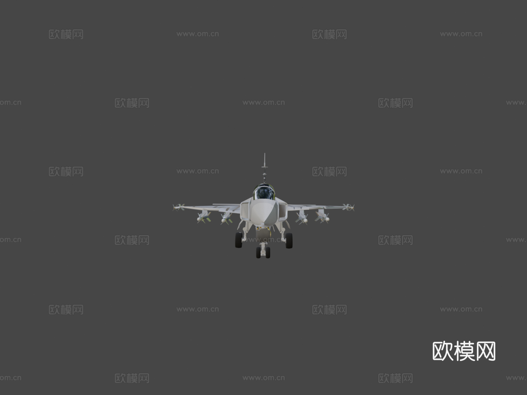 萨博JAS39鹰狮3d模型下载（渲染图5）