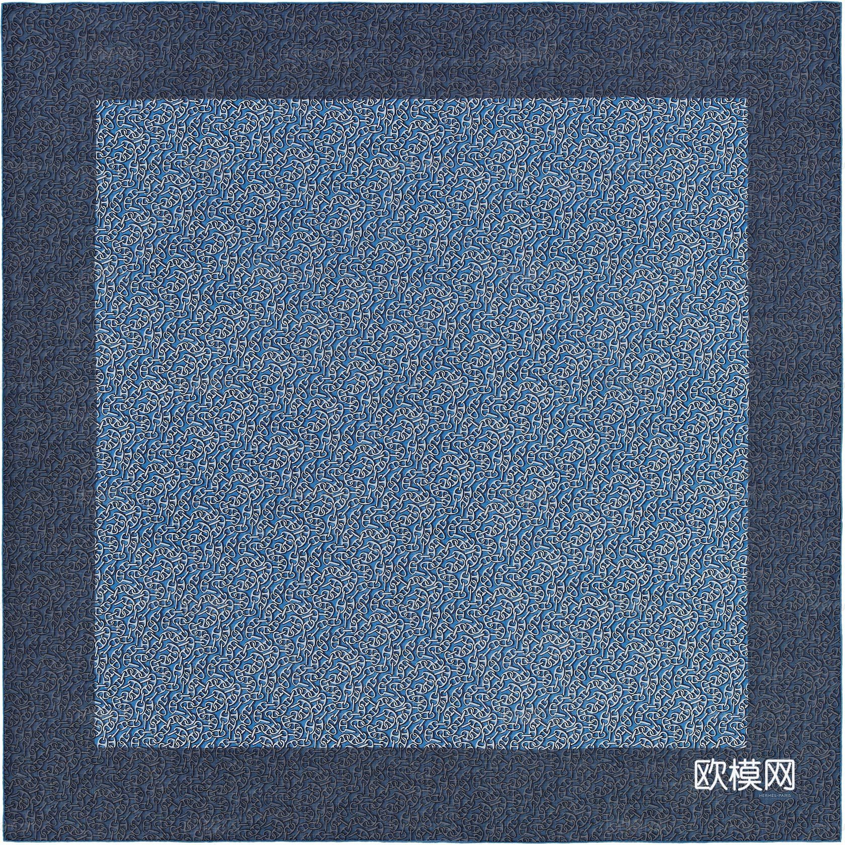 国外高端丝巾面料印花图案965