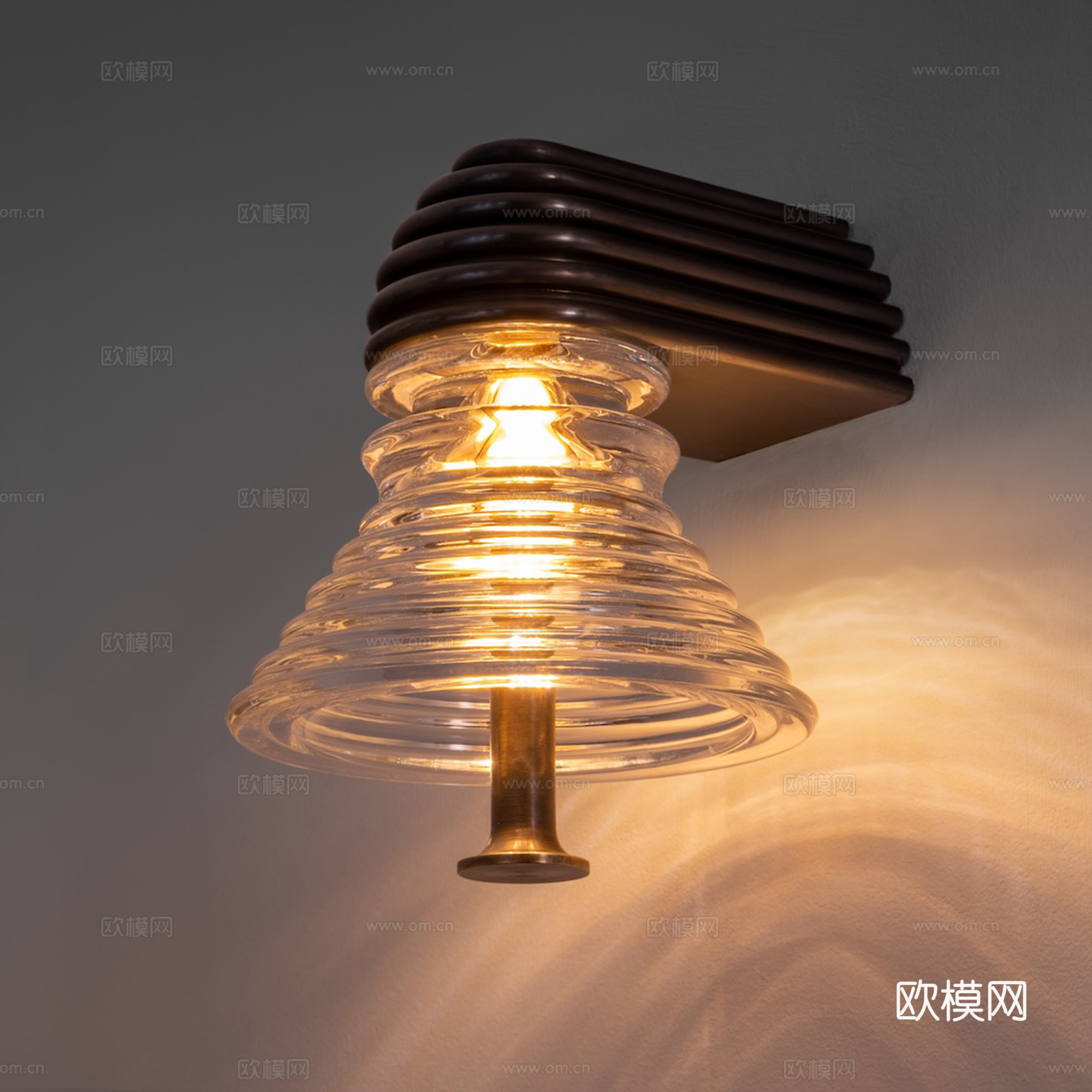 现代壁灯su模型