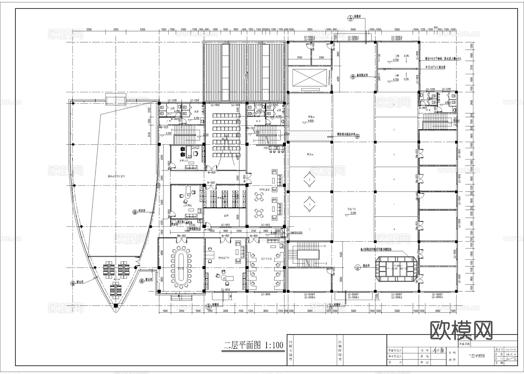 别克汽车4S店专卖店 最新全套施工图设计cad施工图