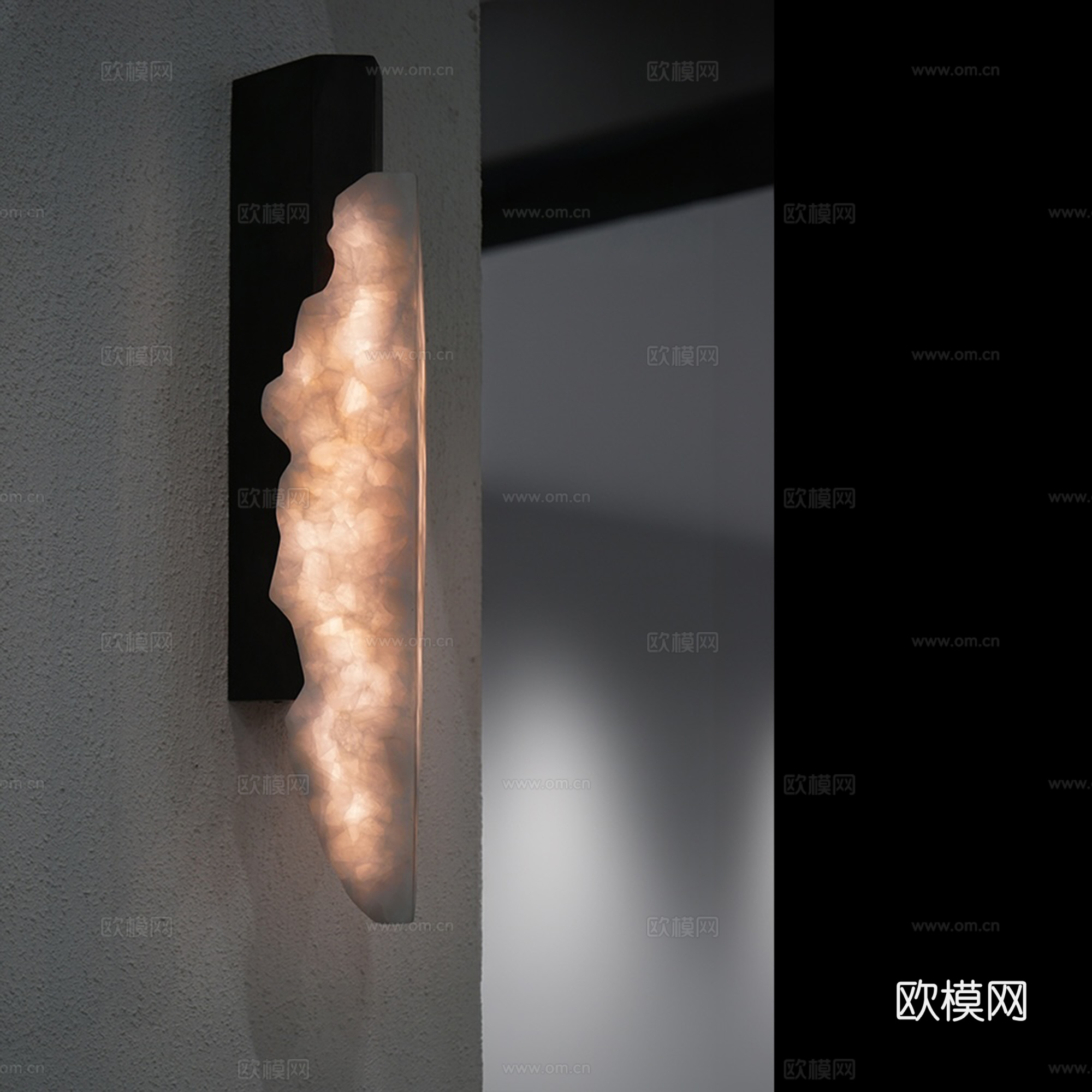 现代轻奢壁灯su模型