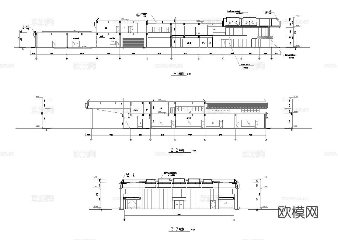 雷克萨斯汽车4S店专卖店 最新全套施工图设计cad施工图