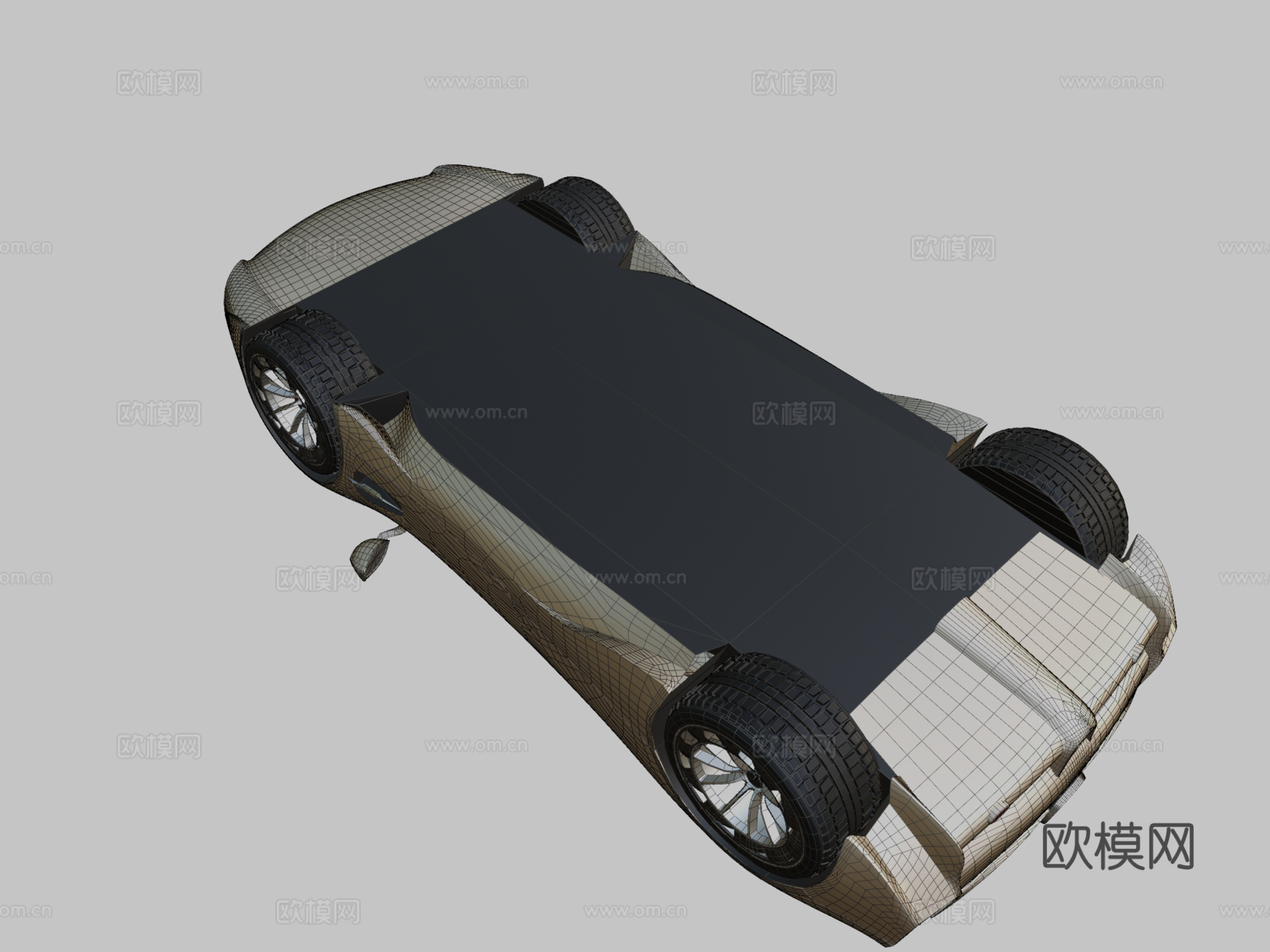 帕加尼乌托邦3d模型下载（渲染图2）