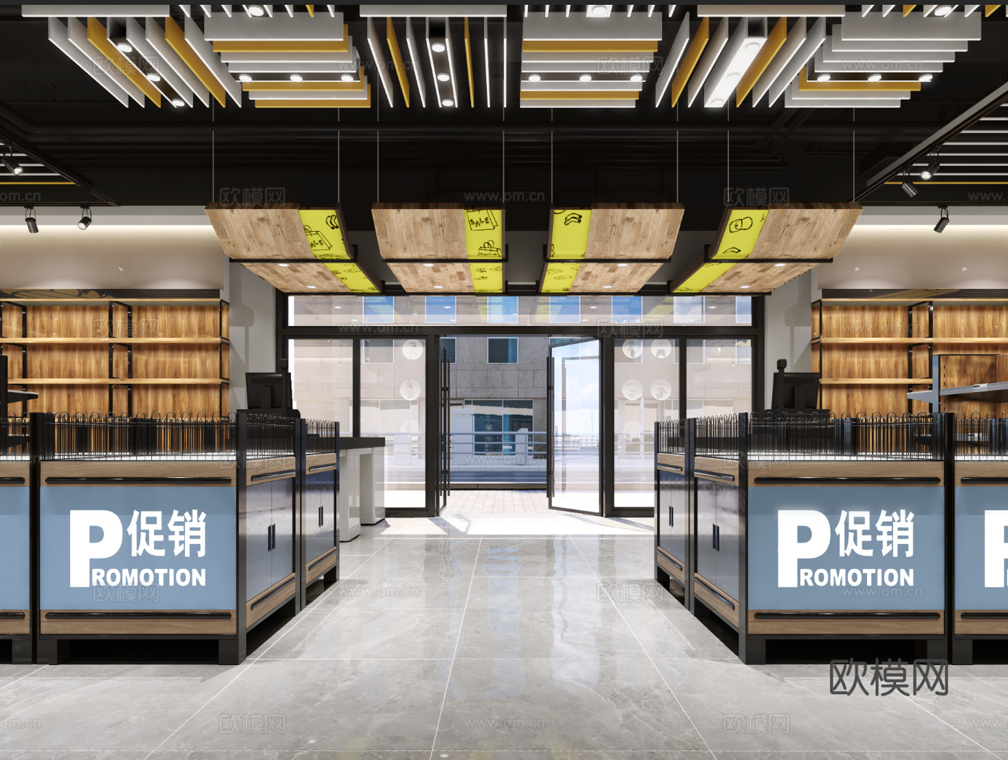 商场购物 最新全套施工图设计cad施工图