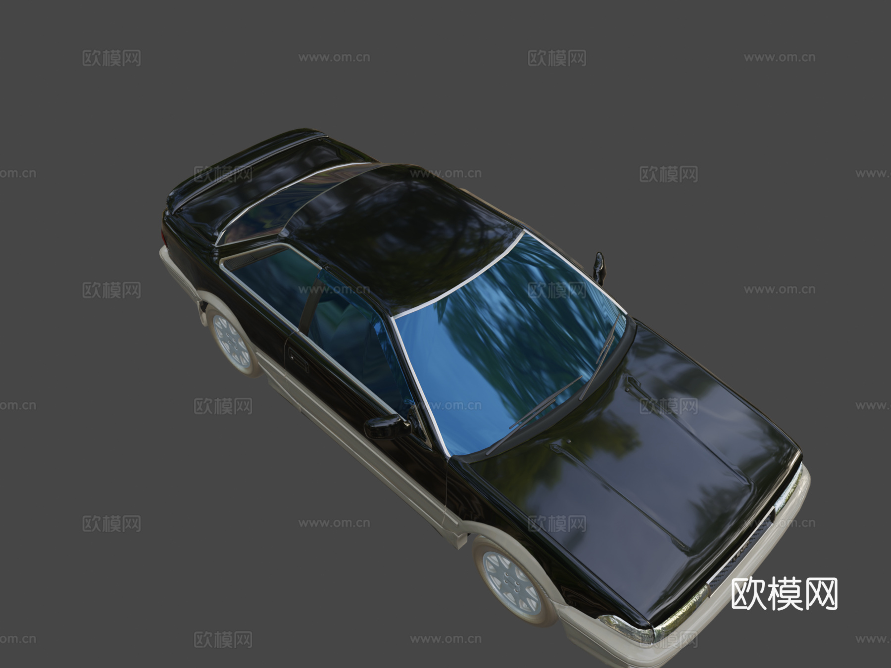 丰田卡罗拉Levin AE92 GT APEX后期型3d模型下载（渲染图8）