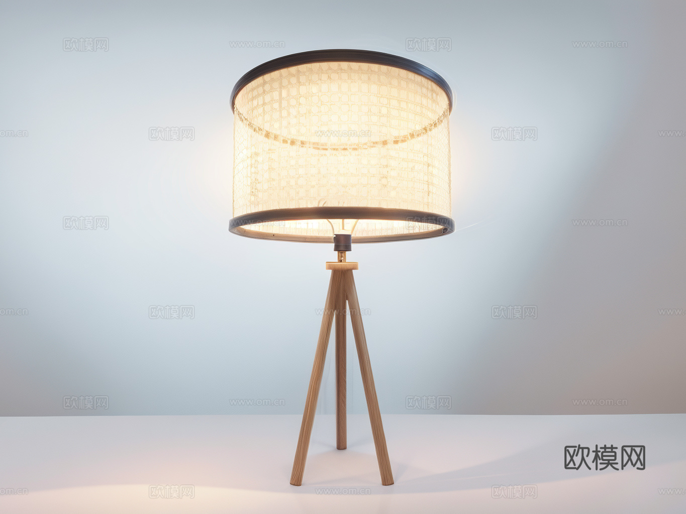 台灯su模型