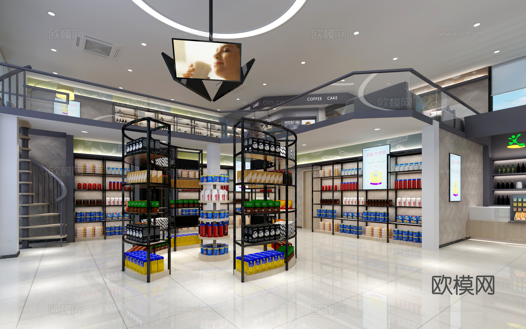 便利店 超市 最新全套施工图设计cad施工图