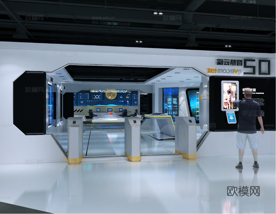 科技展厅 最新全套施工图设计cad施工图