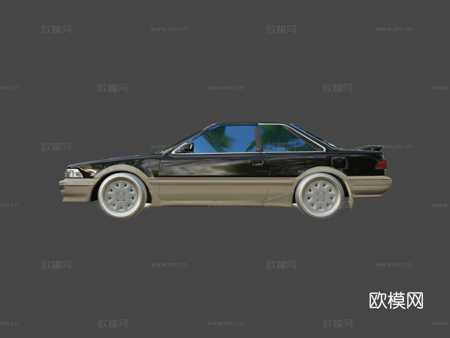 丰田卡罗拉Levin AE92 GT APEX后期型3d模型下载（渲染图6）
