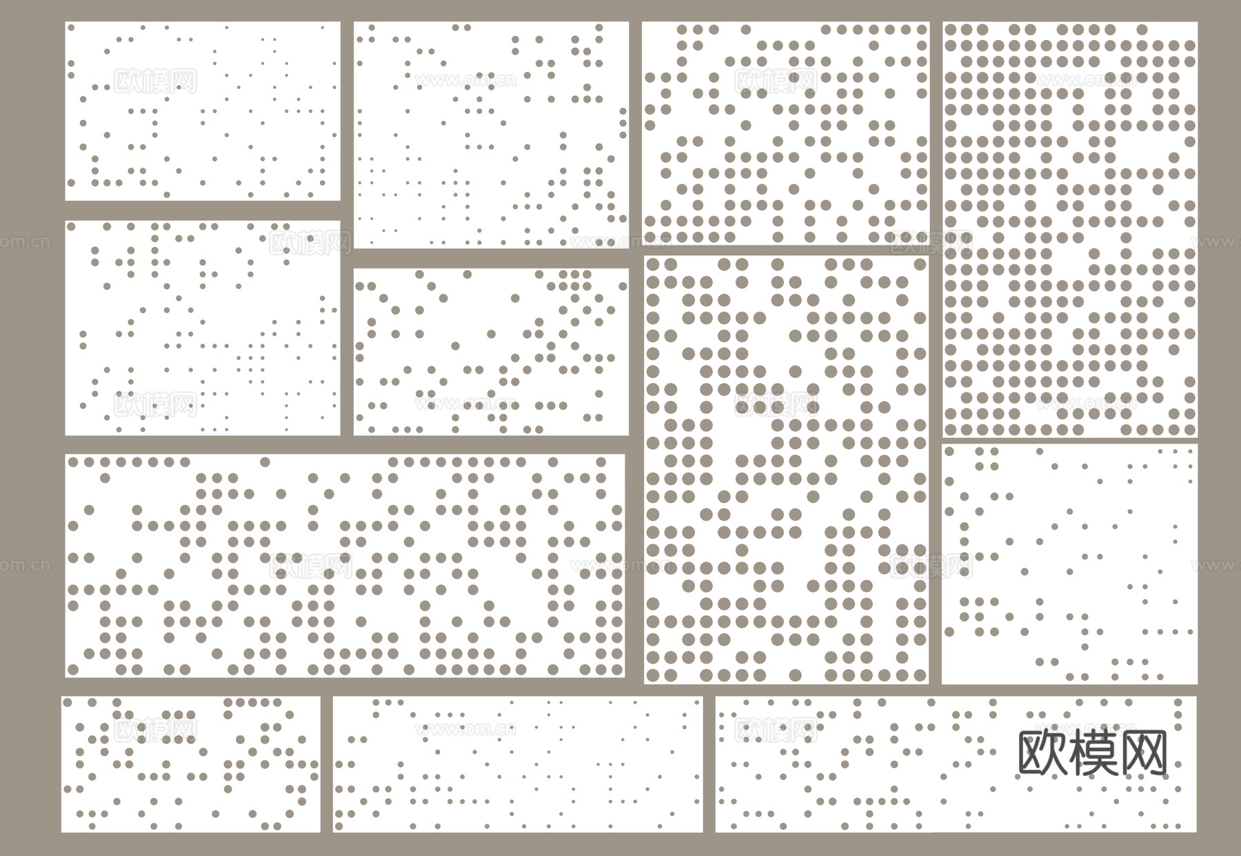 孔板模型 穿孔板背景墙 穿孔铝板 随机穿孔板 穿孔护墙板 现su模型
