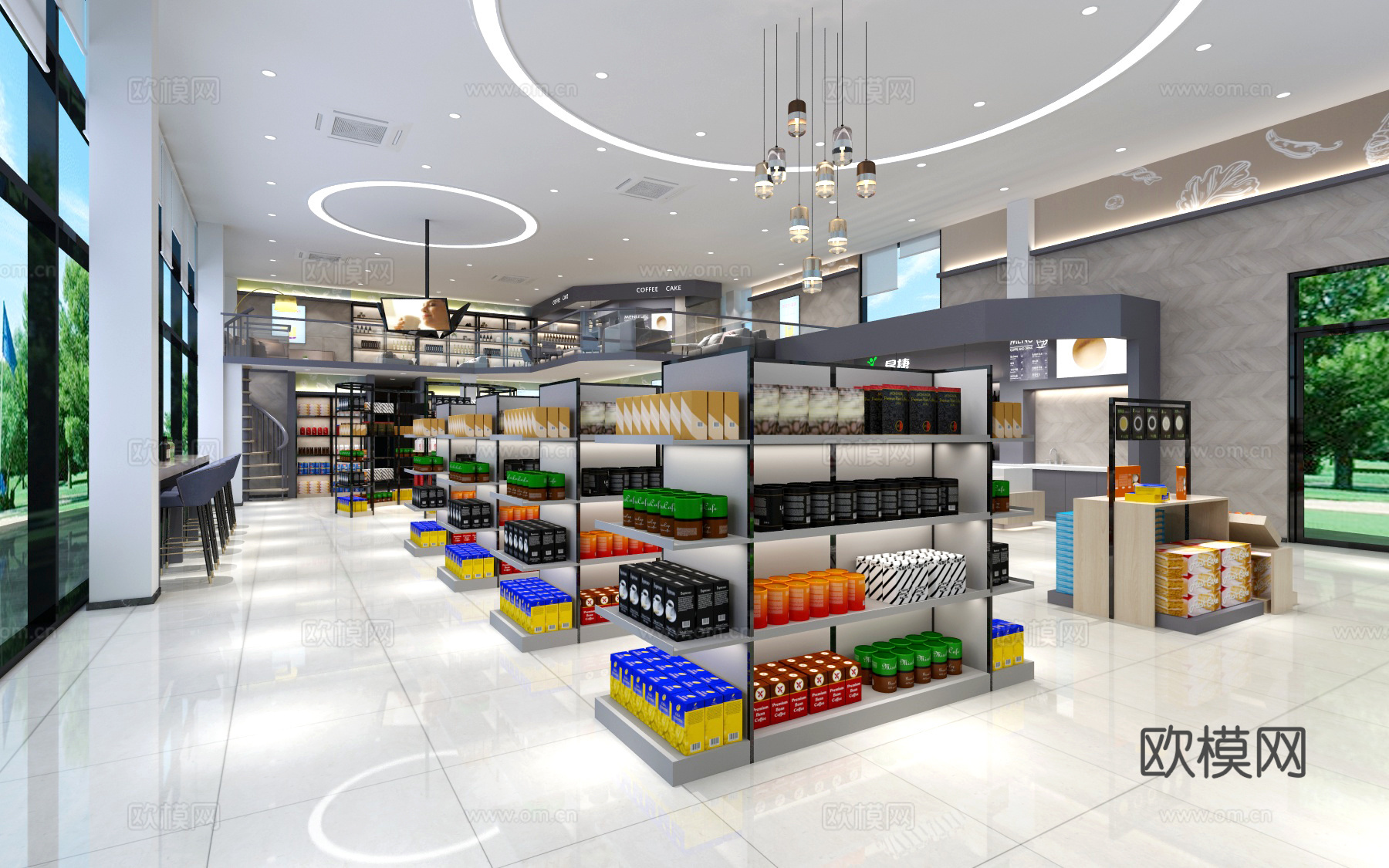 便利店 超市 最新全套施工图设计cad施工图