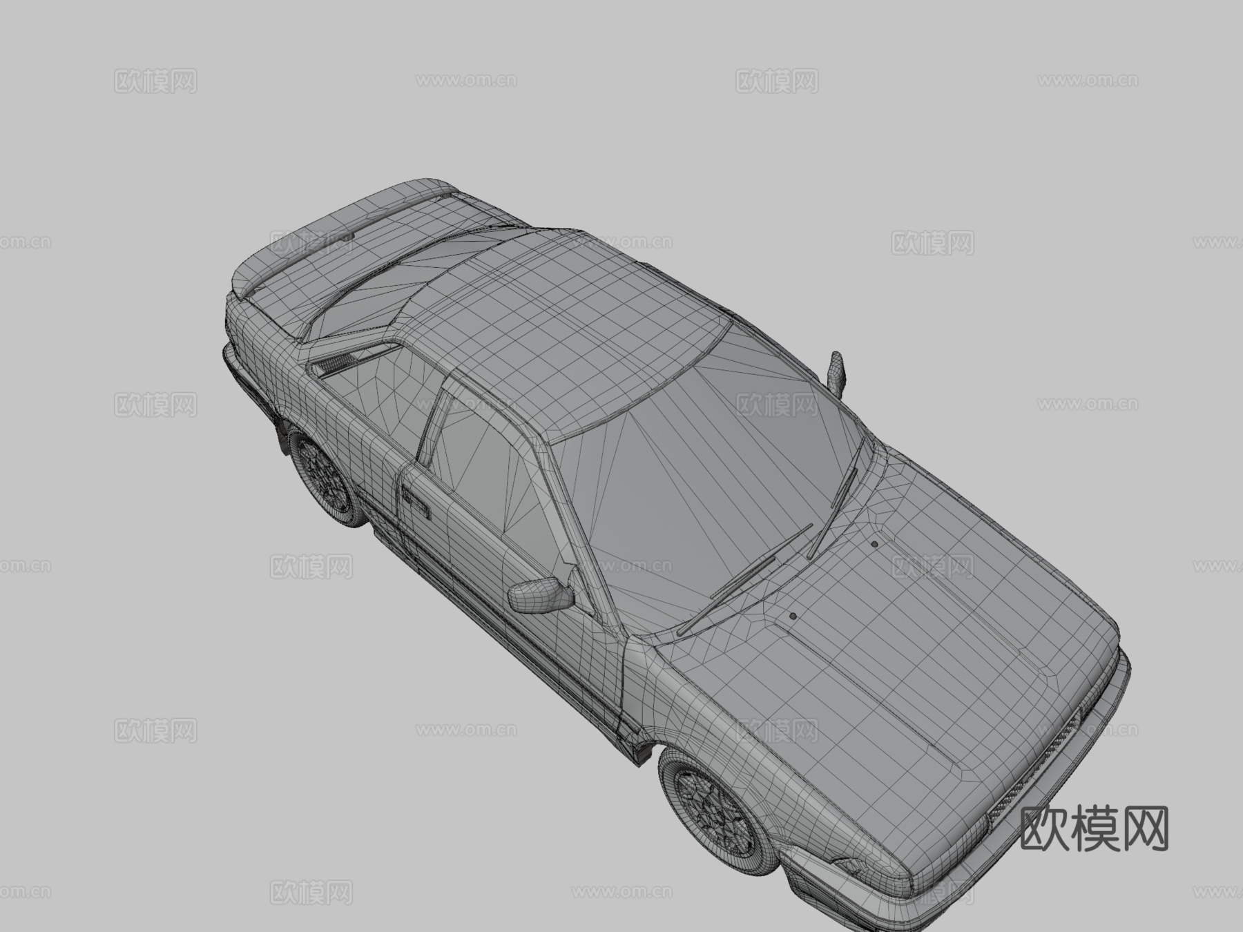 丰田卡罗拉Levin AE92 GT APEX后期型3d模型下载（渲染图3）