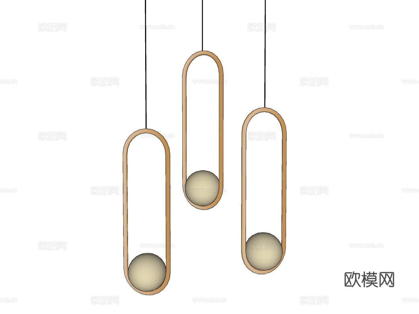 装饰灯su模型
