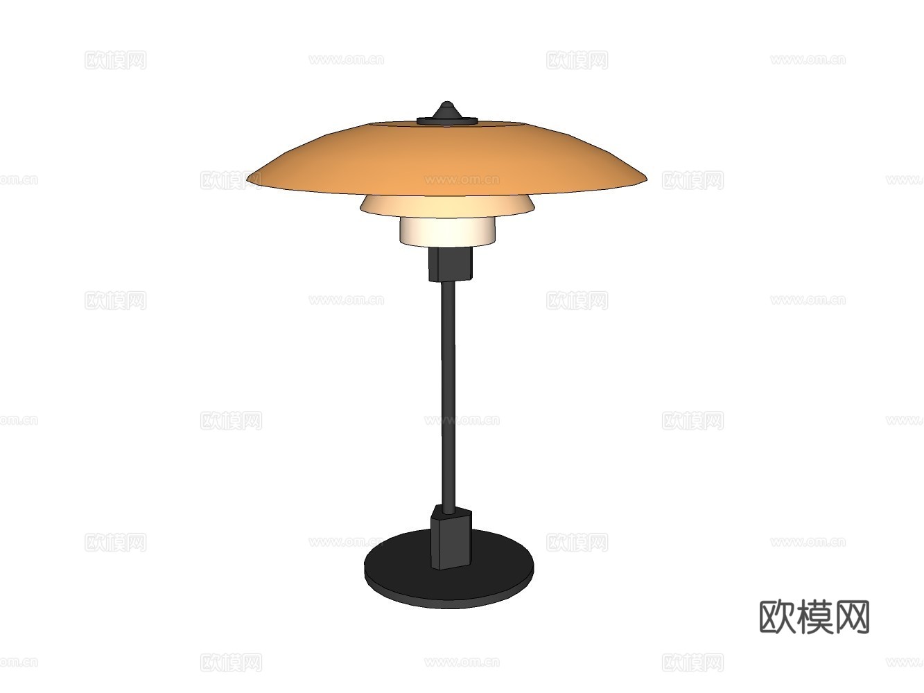 台灯su模型