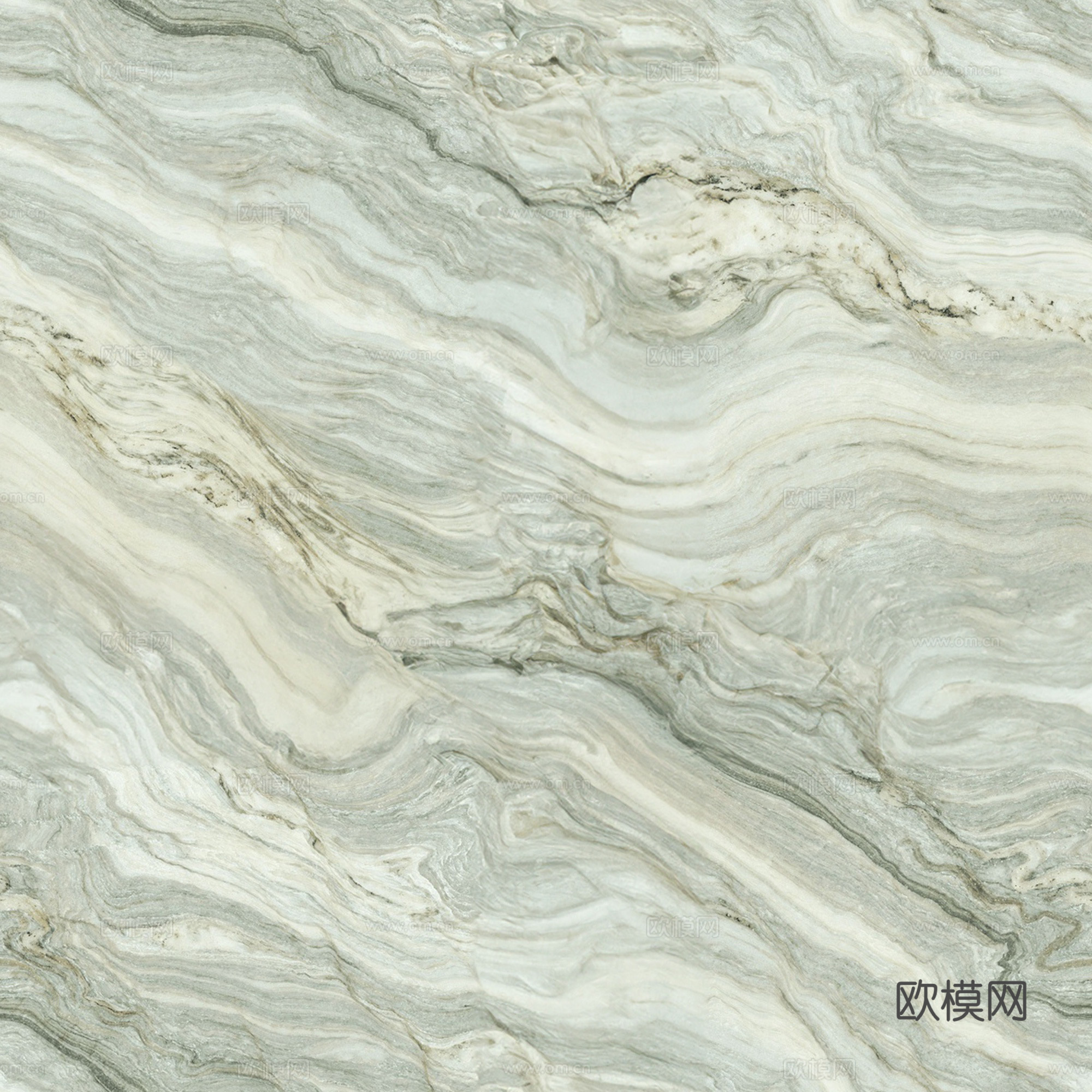 现代简约绿色大理石 奢石