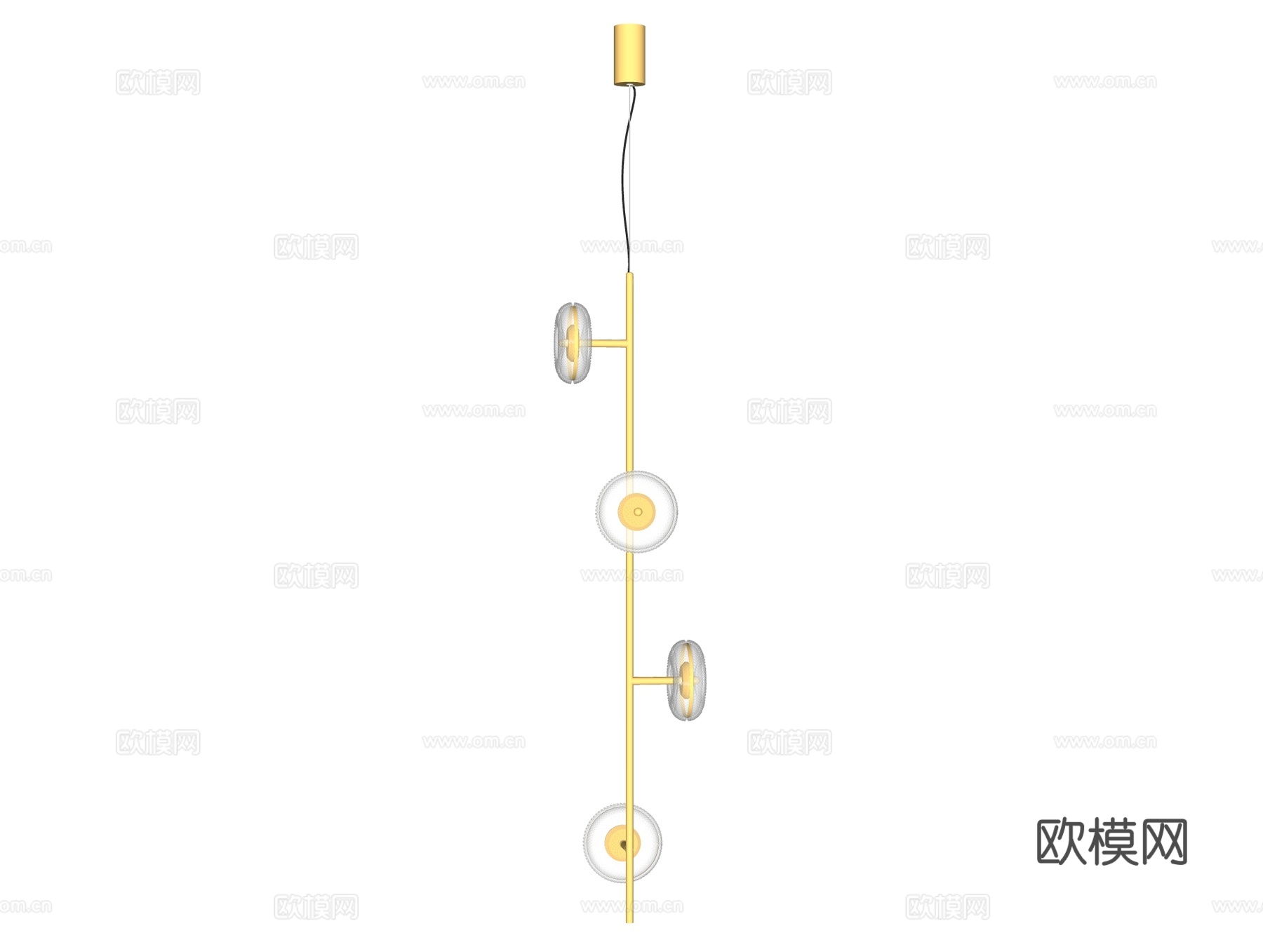 吊灯 水晶吊灯 金属吊灯 装饰灯具su模型