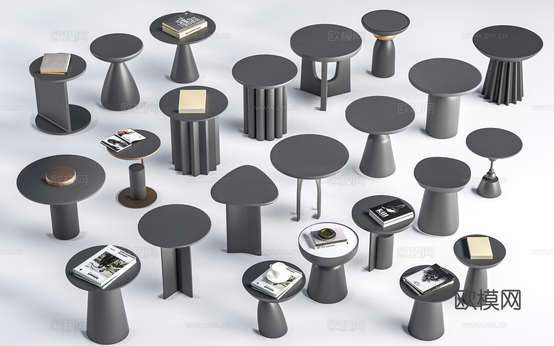 现代茶几 客厅茶几su模型