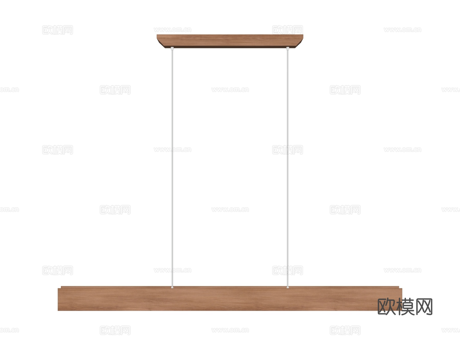吊灯 条形吊灯 装饰灯具su模型